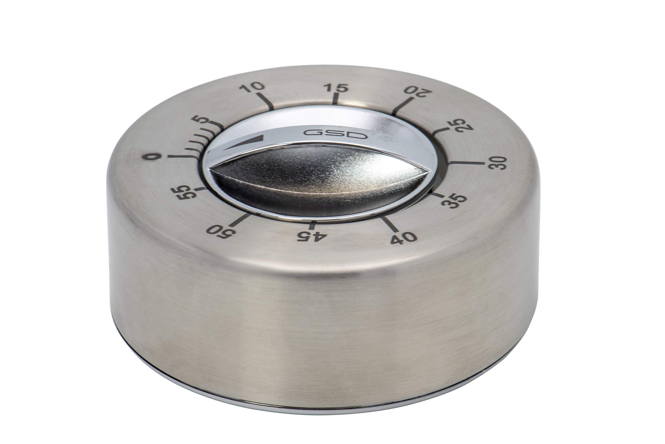 GSD 60 Minute Stainless Steel Kitchen Timer - Countdown Timer for Cooking, Baking, Exercise & Classroom Use