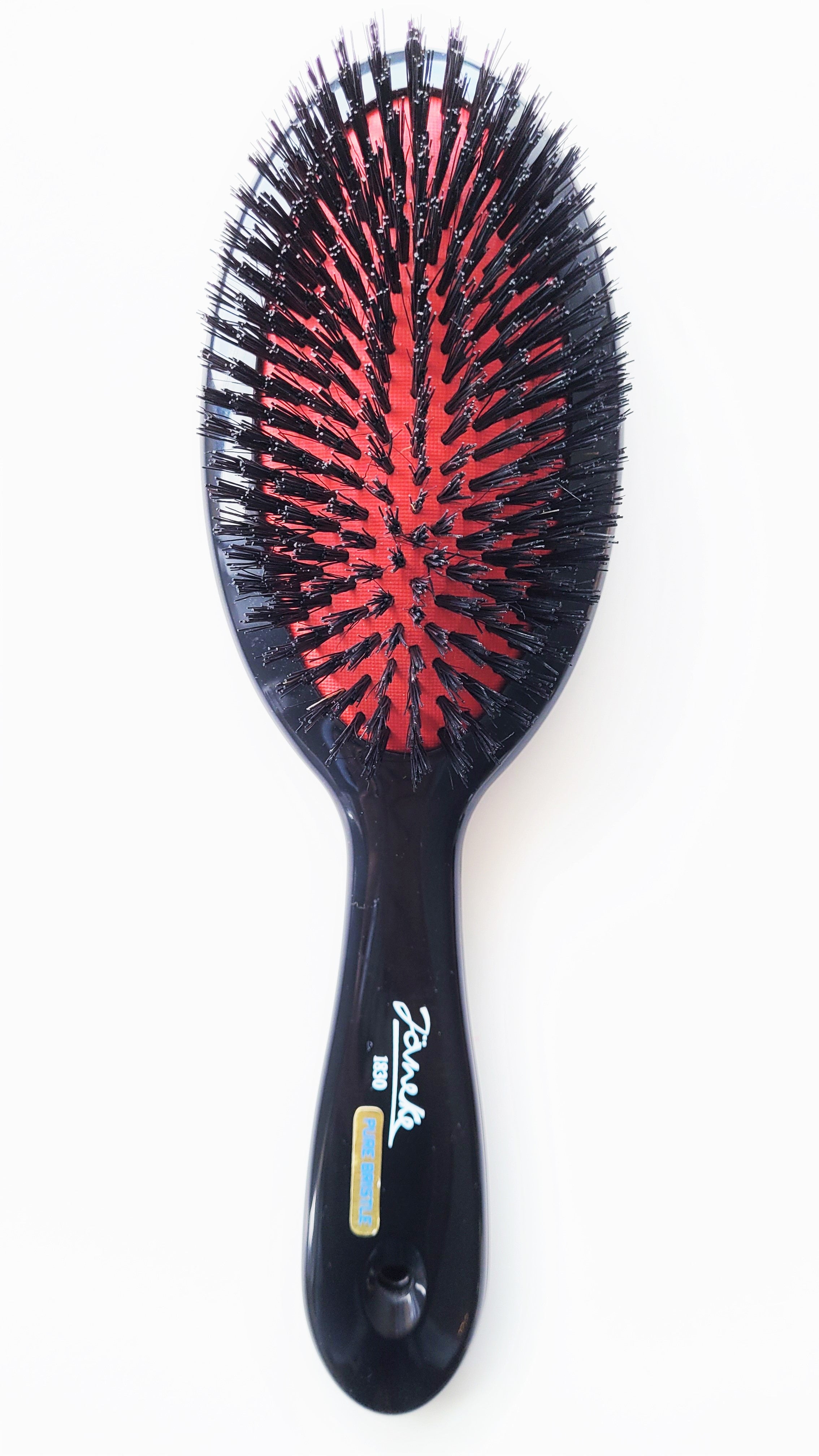 Janeke Pure Bristle Hair Brush - Large Detangling Brush for Thick Hair | Perfect for Daily Styling & Smoothing at Home or Salon