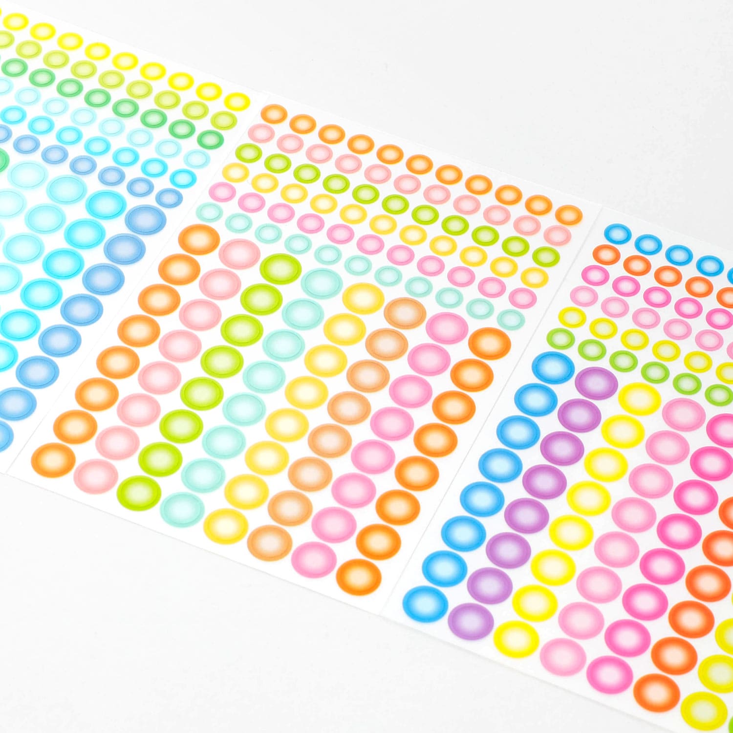 Hightide Clear Dot Stickers for Hobonichi Techo Planner - Perfect for Journaling, Scrapbooking & Bullet Journal Organization