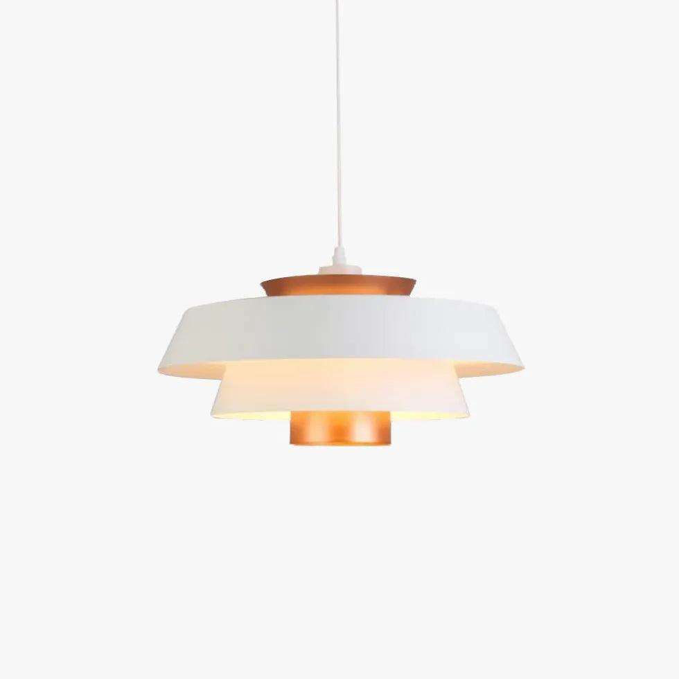 Modern Double Layer LED Pendant Light - Energy Efficient Hanging Lamp for Living Room, Bedroom & Dining Room Lighting