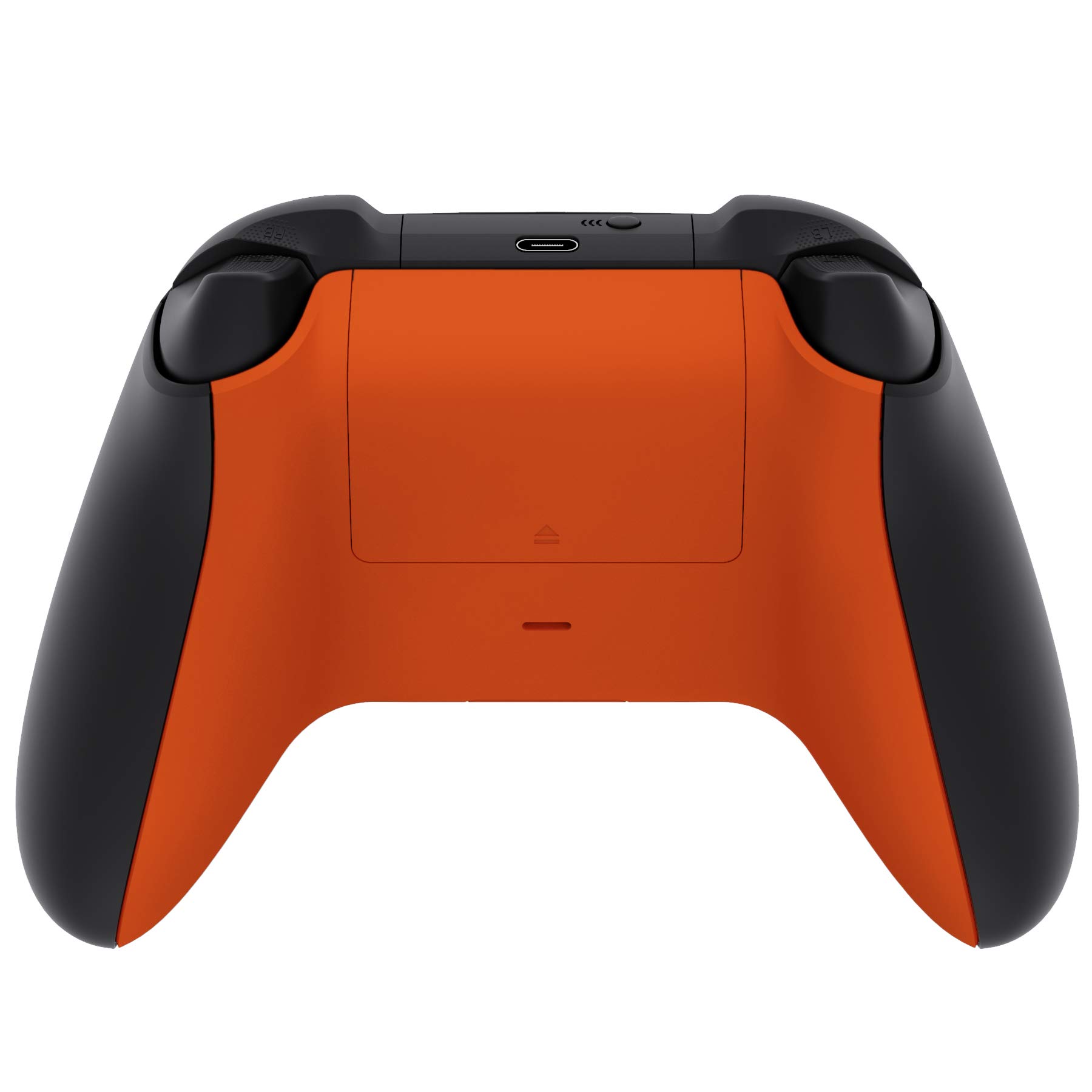 eXtremeRate Orange Replacement Back Cover Shell for Xbox Core Wireless Controller - Battery Cover & Bottom Shell Compatible with Xbox Series X & S Controllers - Gaming Accessories for Enhanced Grip & Customization