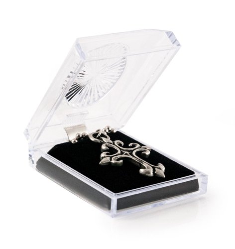 Elegant Crystal Style Lucite Jewelry Box for Necklaces & Earrings - Perfect for Travel, Gift Giving & Home Storage