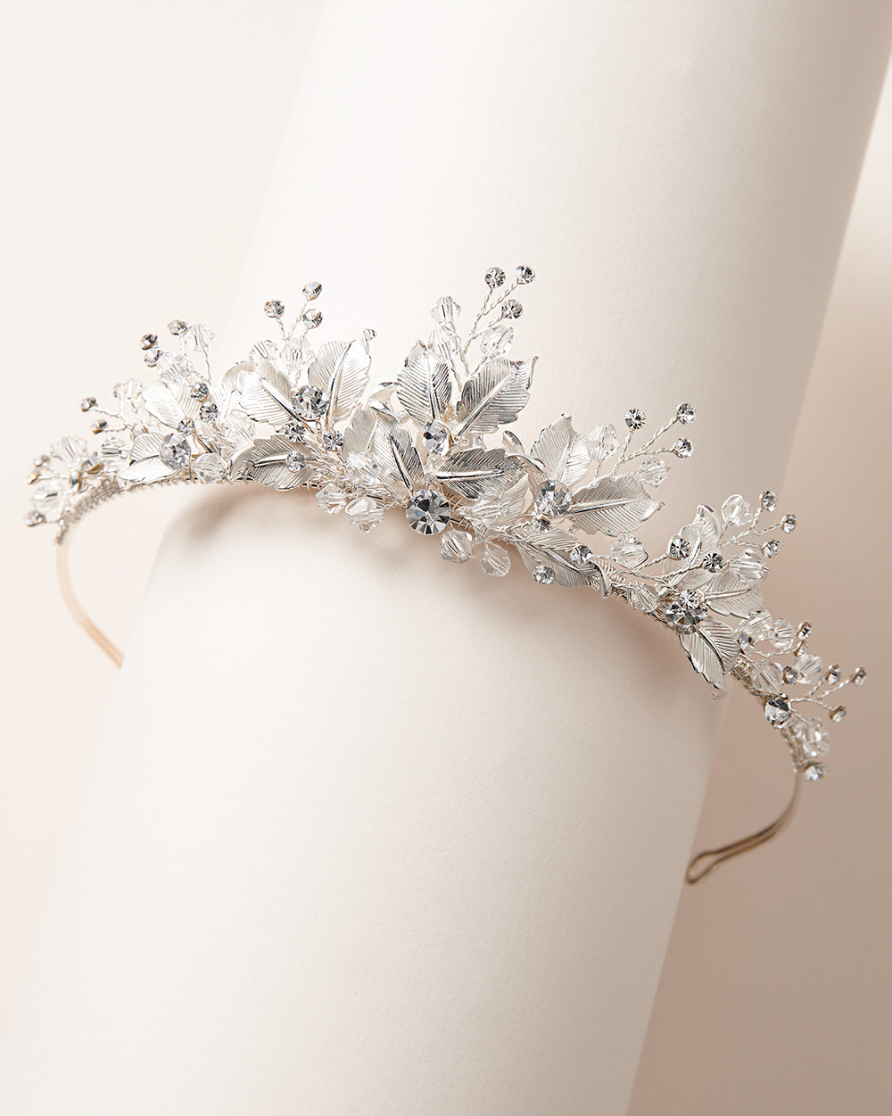 Juliet Floral Tiara for Women - Elegant Bridal Hair Crown, Wedding Headpiece, Boho Flower Crown for Brides, Prom, Festival, and Special Occasions