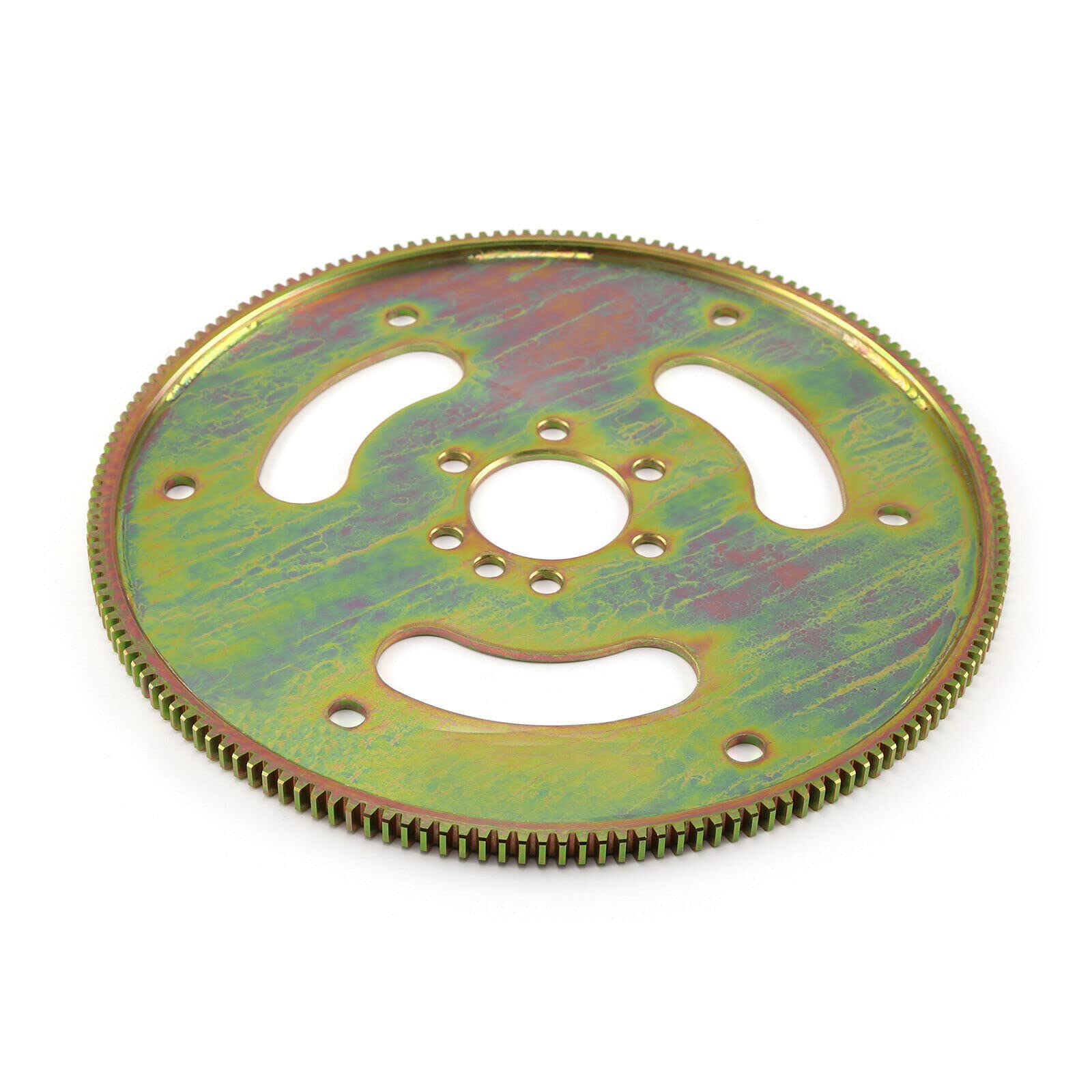 HOMU 2-Piece 168 Tooth 11-Inch Internal Balance Heavy Duty Flexplate - Zinc Coated PC2552 PCE226 - Compatible with Ford, Chevy, Dodge Engines - Perfect for High-Performance & Off-Road Vehicles