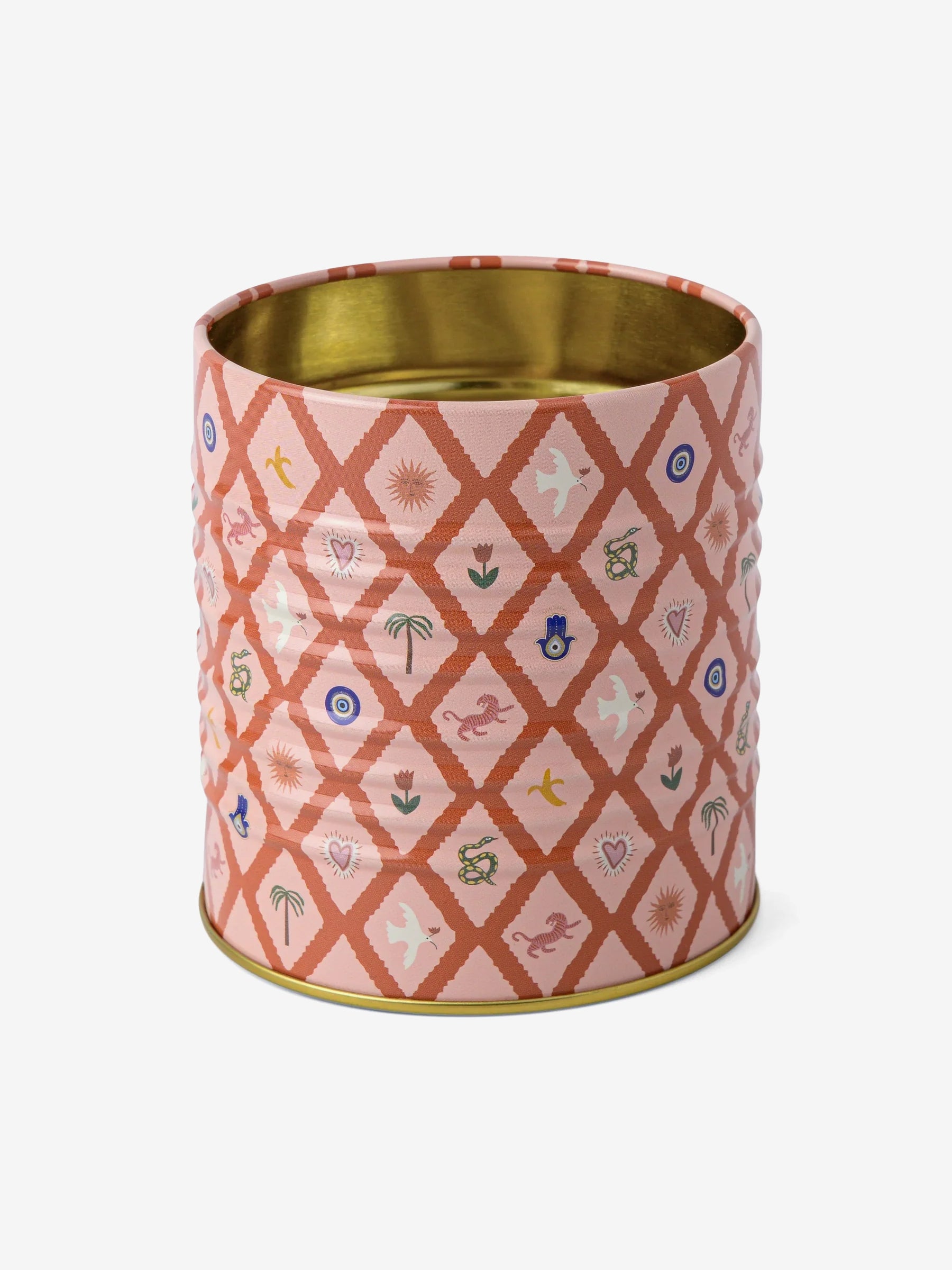 Designworks Ink A Dopo Storage Tin Icons - Vintage Style Decorative Tins for Home & Office Organization - Perfect for Storing Tea, Coffee, Spices & Small Items