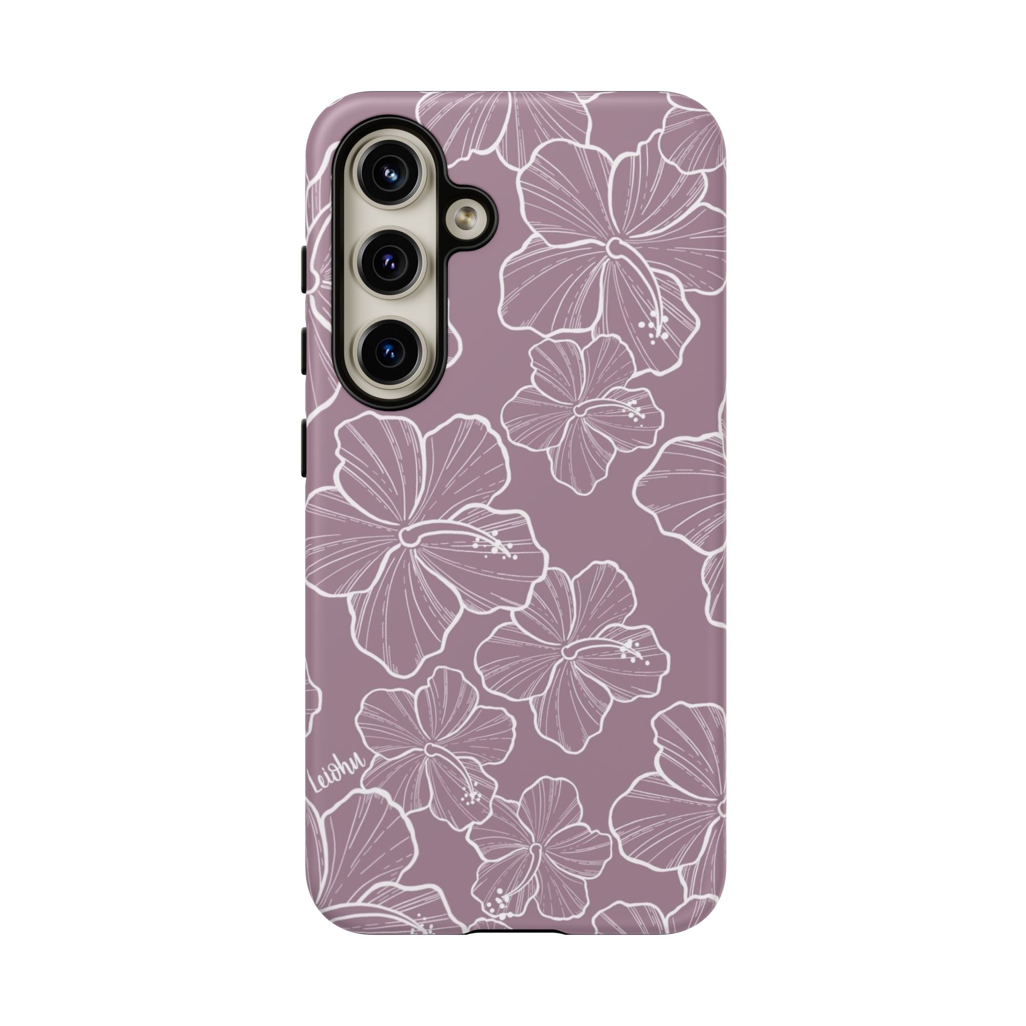 Organic Hibiscus & Lavender Scented Phone Case for Samsung Galaxy - Perfect for Relaxation, Aromatherapy & Stress Relief