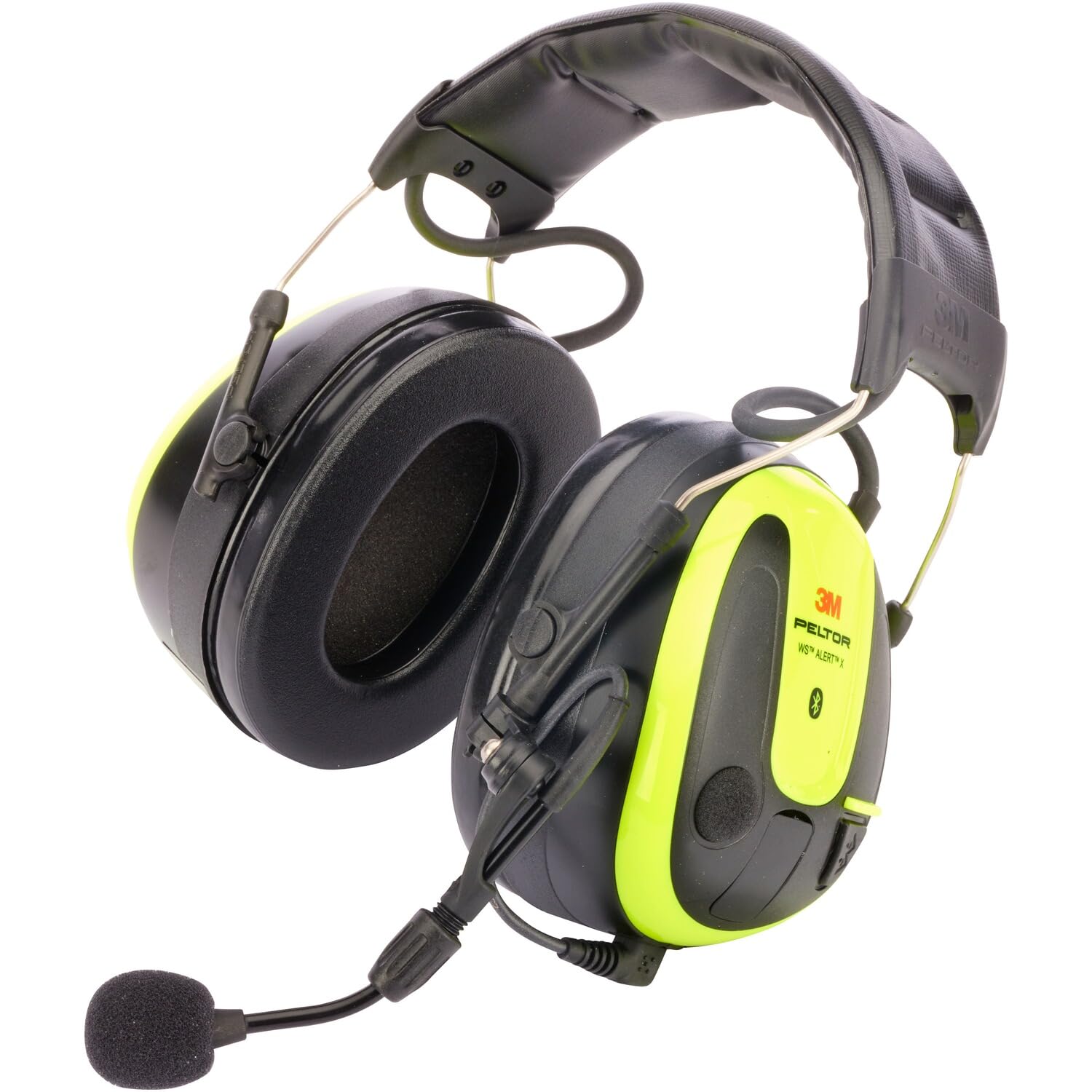 3M Peltor WS ALERT X MRX21A4WS6 Electronic Earmuff Hearing Protection Headset - 30 dB Noise Reduction, Communication Headgear for Shooting Range, Construction & Industrial Safety Use