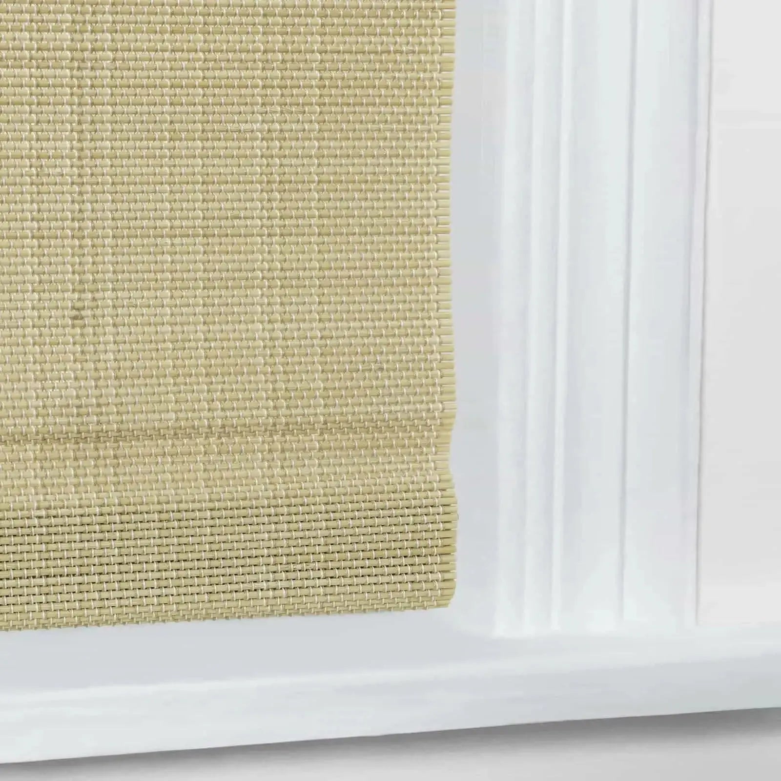 Rae Natural Bamboo Woven Shades Series S - Eco-Friendly Window Blinds for Home & Office - Perfect for Living Room, Bedroom, and Patio Privacy