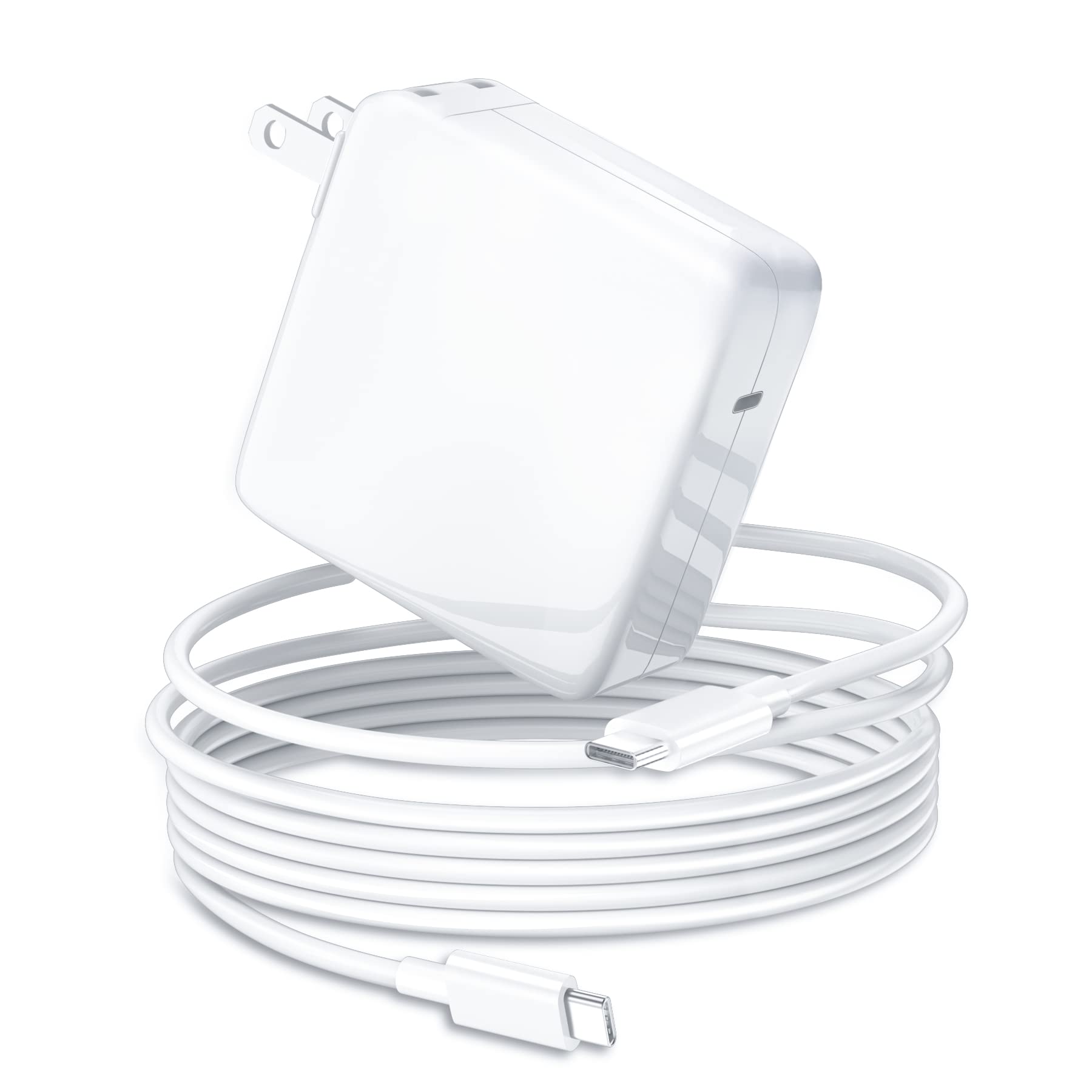 96W USB-C Fast Charger for MacBook Pro/Air 13 14 15 16 Inch (M1/M2, 2016-2022) & iPad Pro - USB-C Power Adapter with PD Fast Charging for Laptops, Tablets & All USB-C Devices - Perfect for Home, Office & Travel Use