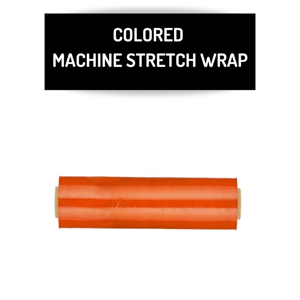PSBM Machine Orange Stretch Wrap - 1 Pack, 20