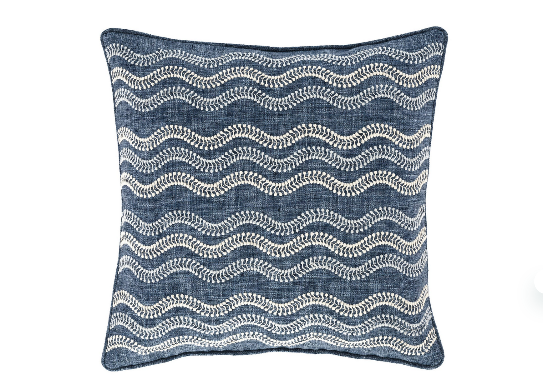 Premium French Blue Scout Indoor/Outdoor Throw Pillow - Soft Decorative Cushion for Sofa, Bed, Patio & Camping - Weather Resistant Home & Outdoor Decor