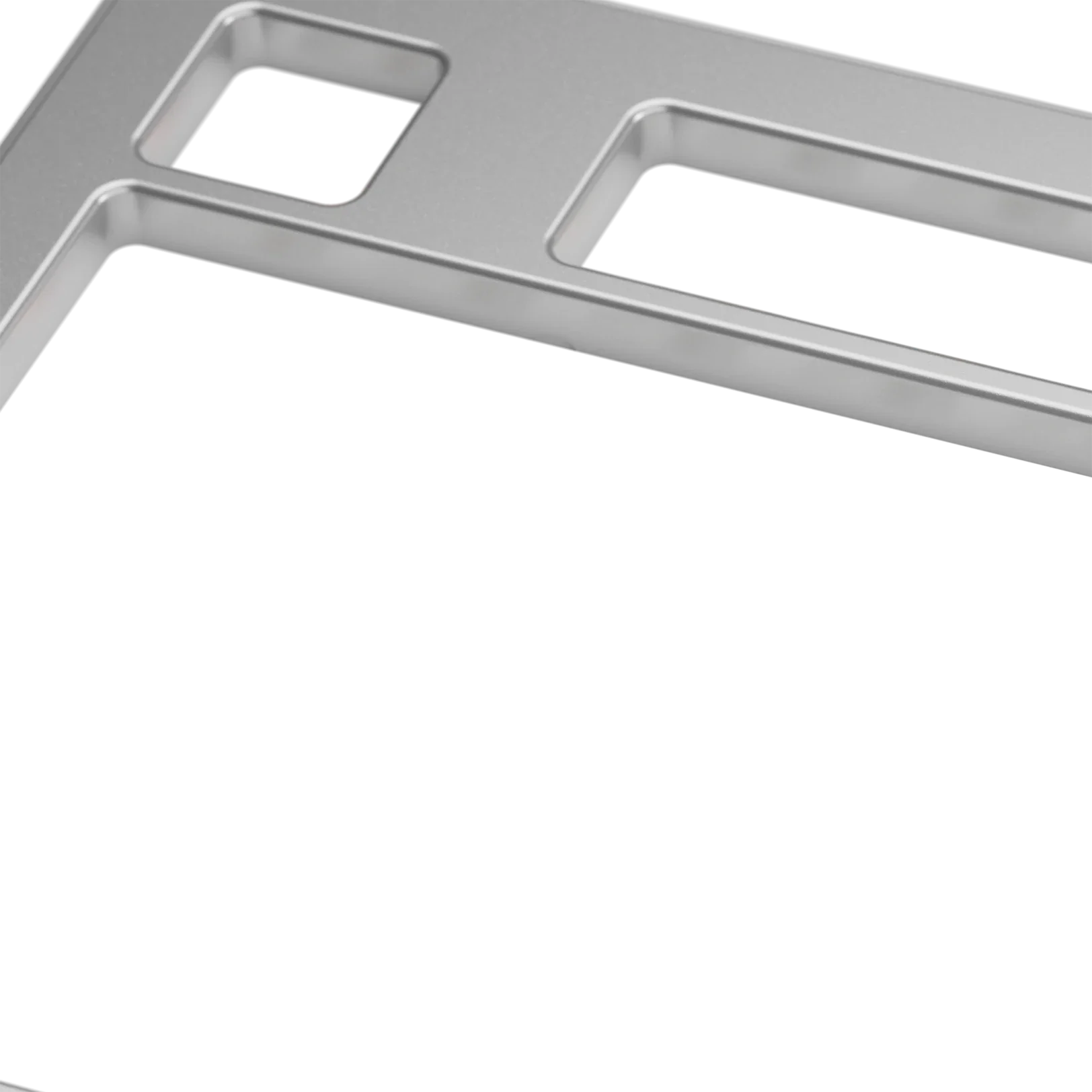 GMMK 3 Mechanical Keyboard Top Case - Premium Aluminum Silver Replacement for 100% Layout | Perfect for Gaming, Typing & Office Work