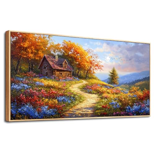 Scenery Painting Wood Framed