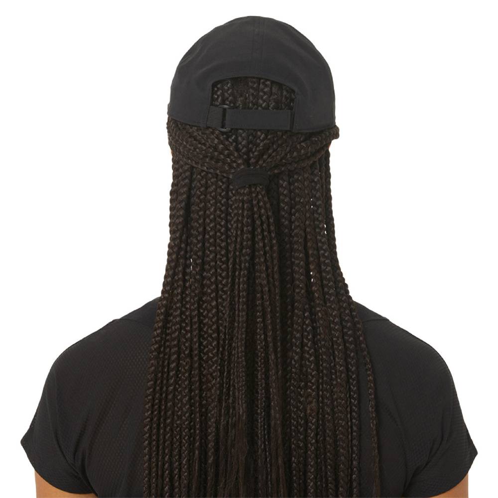 ASICS Performance Running Cap - Lightweight Breathable Baseball Hat for Men & Women - Black - Ideal for Jogging, Gym, and Outdoor Sports