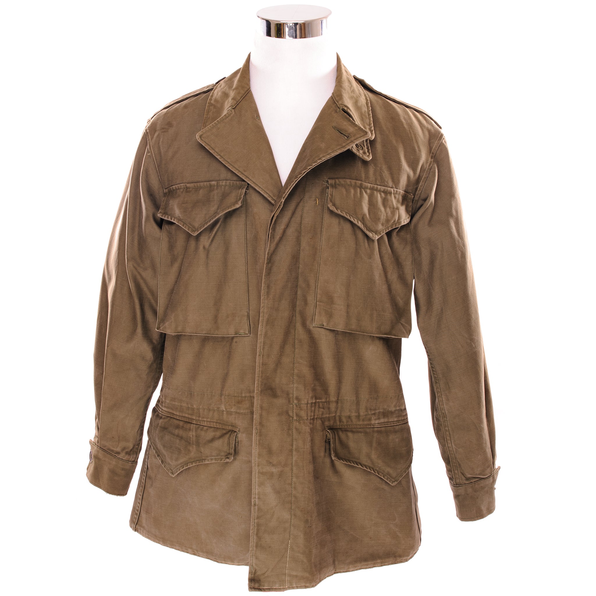 Vintage US Army M-1943 M43 Field Jacket - WWII Era Military Surplus - Size 36L - Perfect for Reenactments, Outdoor Adventures & Vintage Fashion Collectors