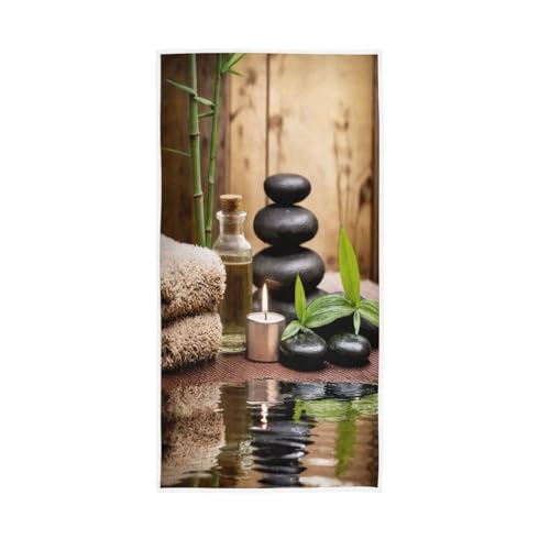 Zen Basalt Stones Wood