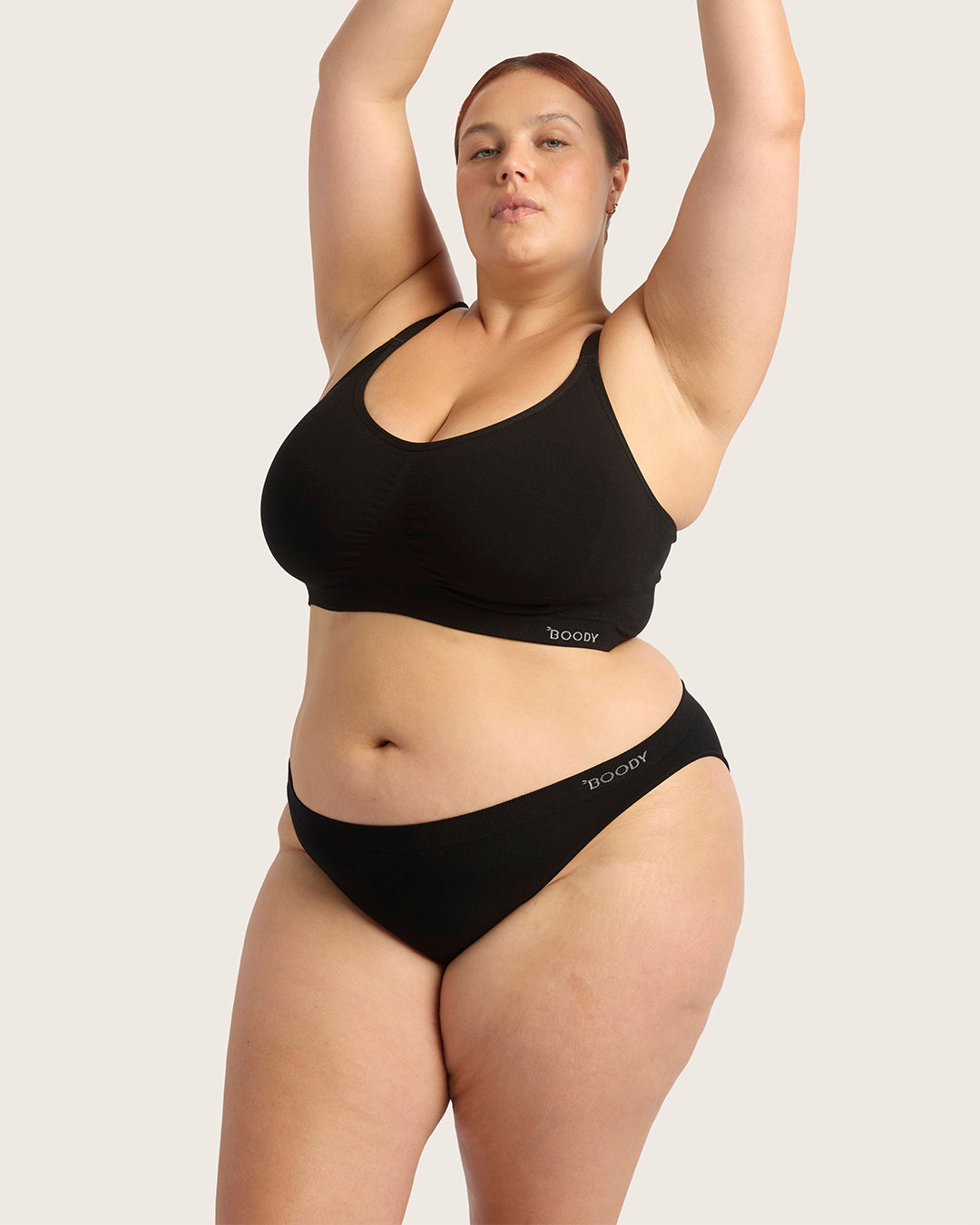Wireless Full Bust Bra for Women - Comfortable Support & Lift - Black - Perfect for Everyday Wear, Yoga & Lounge