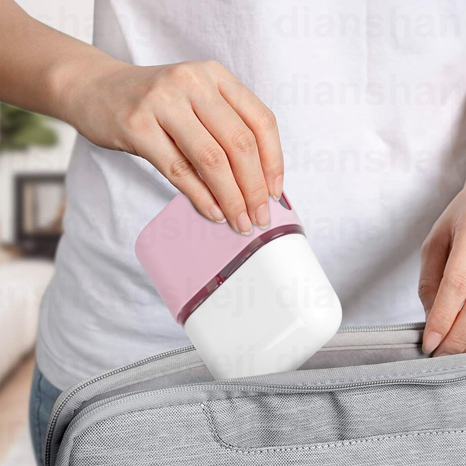 TSA Approved Travel Bottles Set - Leak-Proof Refillable Toiletry Containers for Creams, Perfumes & Shampoos (Pink) | Portable Spray & Pump Bottles with Labels - Perfect for Air Travel, Gym & Vacation Essentials