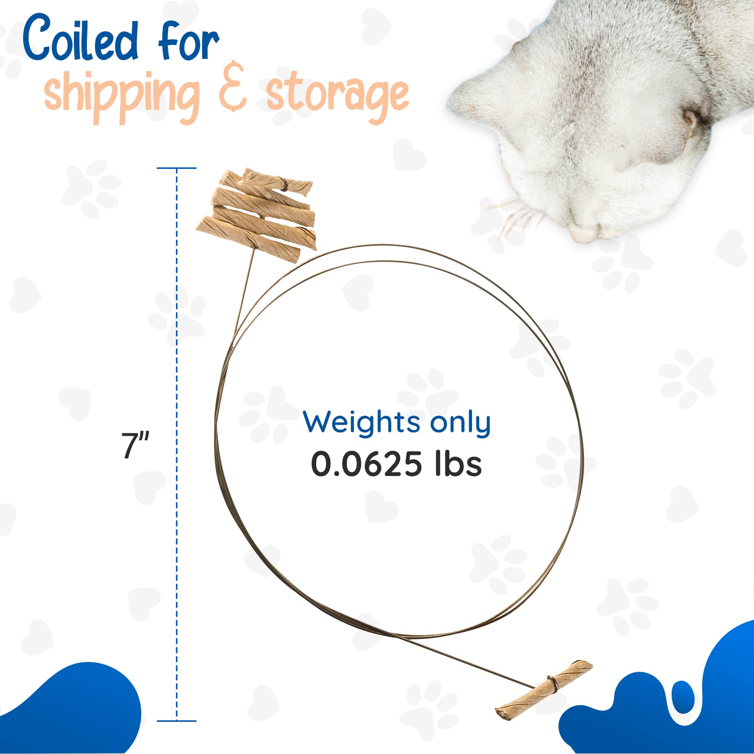 Interactive Cat Toy - Cat Dancer 101 for Play & Exercise | Brown Color | Indoor Fun for Active Kitties & Cats