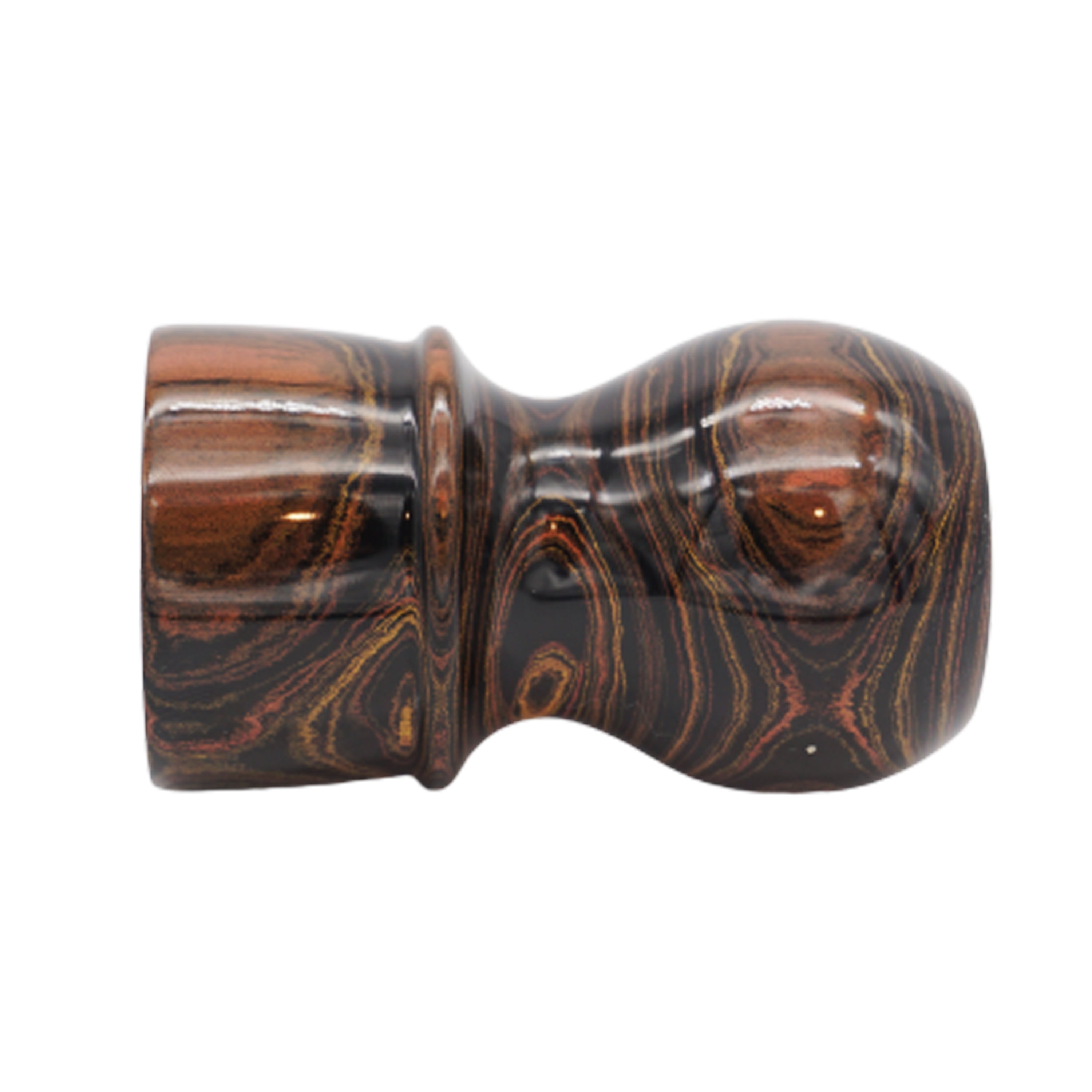 Premium Honey Ebonite Handmade Shaving Brush Handle - Fits 24mm & 26mm Knots - Perfect for Wet Shaving, Grooming Kits & Luxury Bathroom Accessories