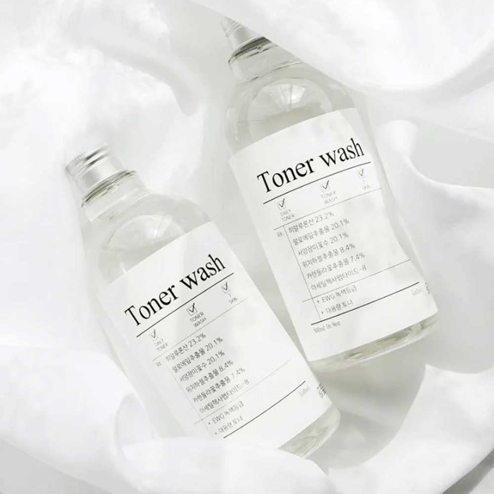 CELLBN Toner Wash 500ml - Hydrating Facial Cleanser for All Skin Types | Perfect for Daily Skincare Routine & Makeup Removal