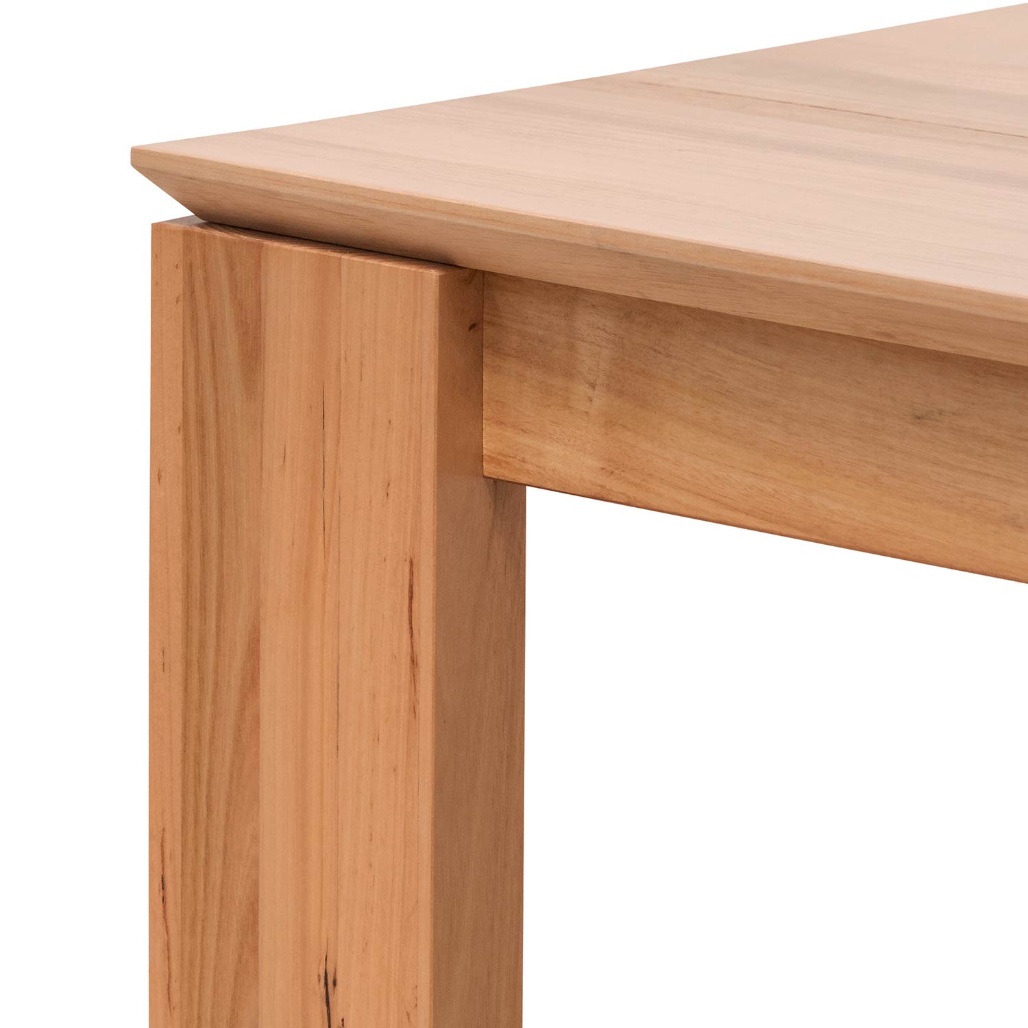 2.4m Solid Wood Dining Table - Natural Messmate Finish - Perfect for Family Gatherings & Dinner Parties