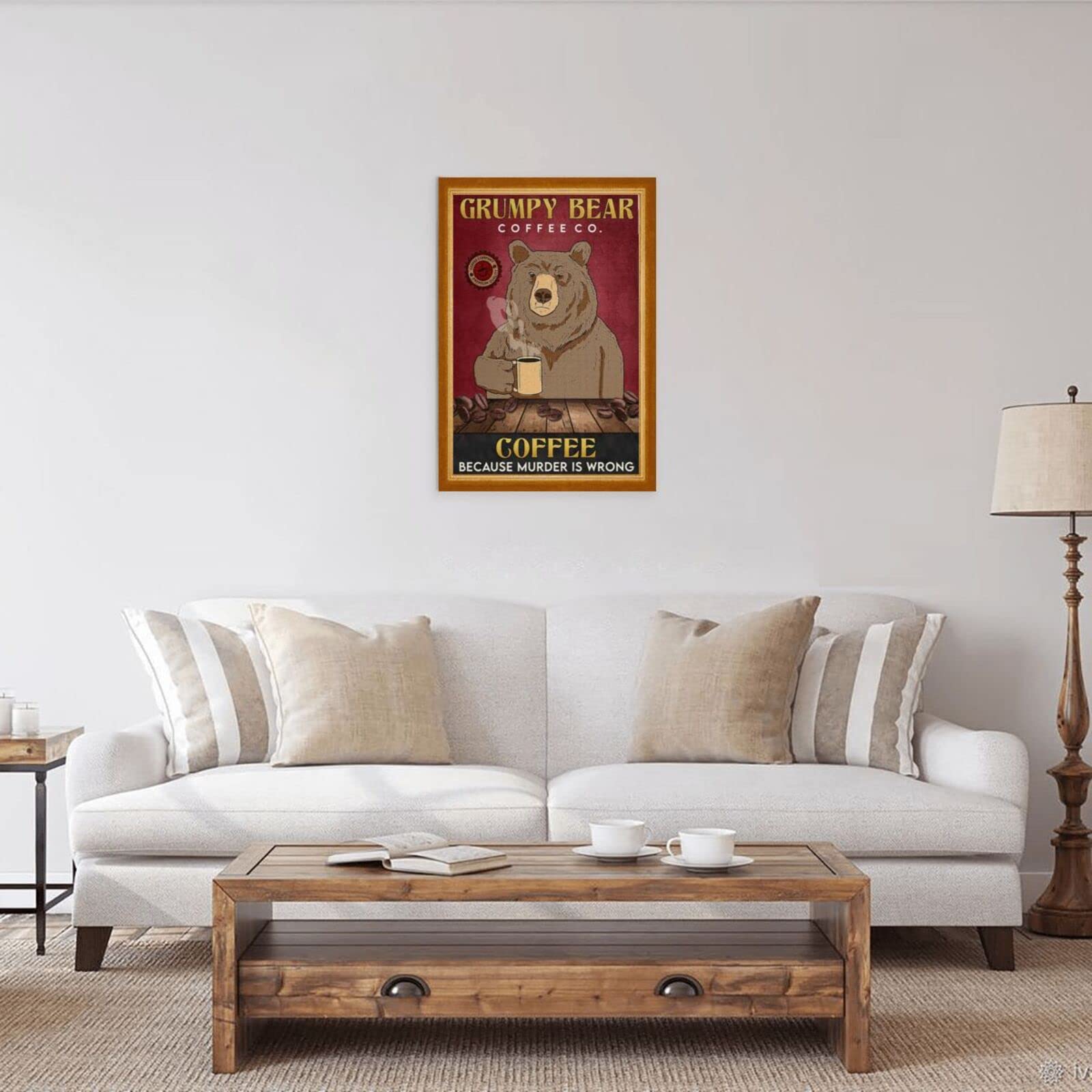 500-Piece Jigsaw Puzzle for Adults - Grumpy Bear Coffee 