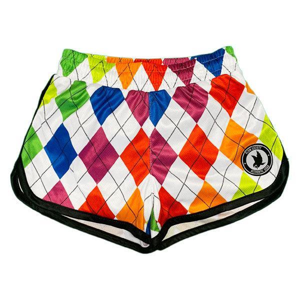 Neon Argyle Shorts for Girls - Trendy & Comfortable Kids' Fashion for School, Play & Summer Outfits