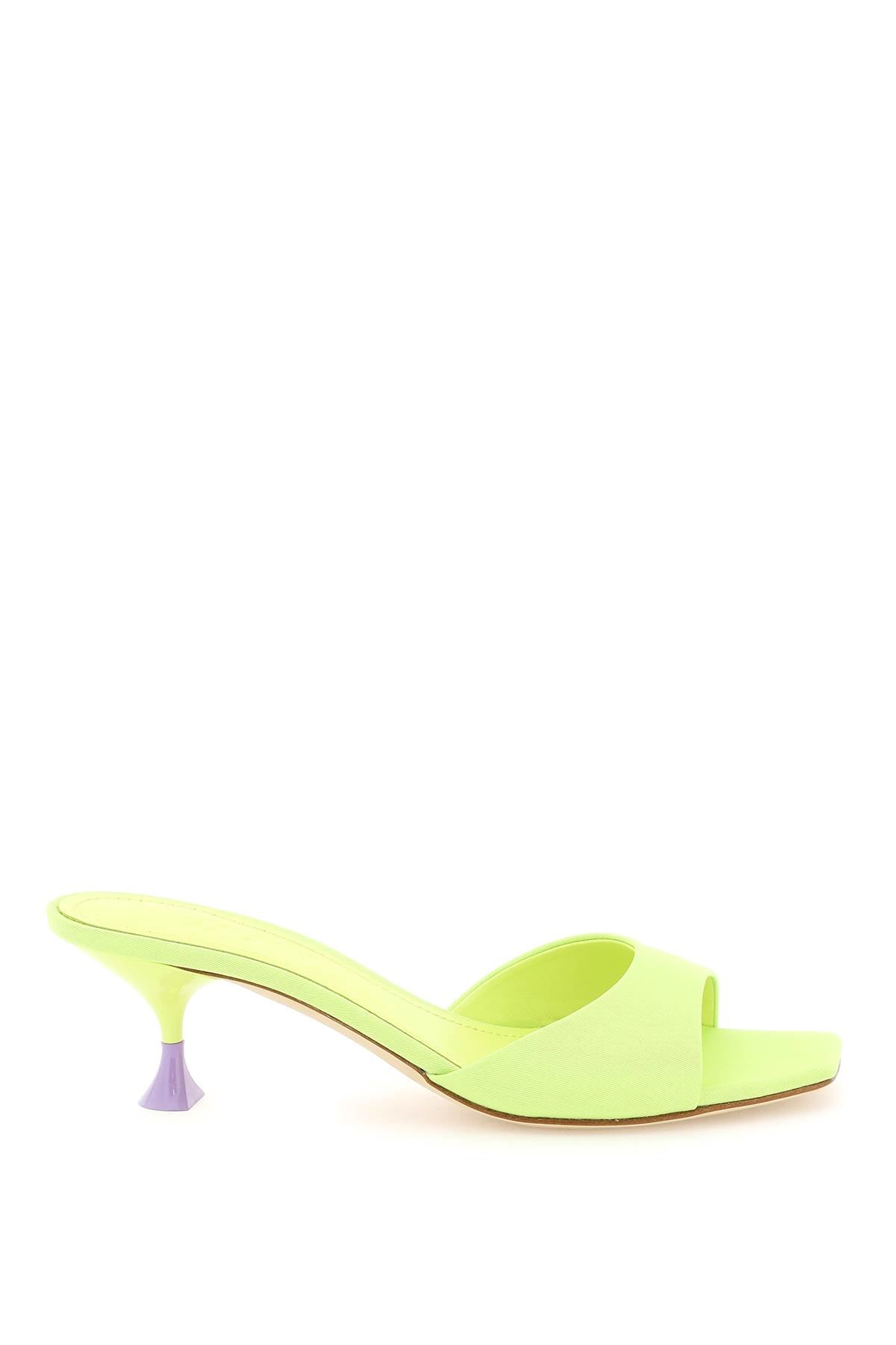 3Juin 'Kimi' Satin Mules for Women - Elegant Slip-On Shoes for Casual Wear, Parties & Weddings