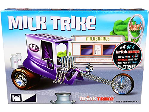 MPC 1/25 Scale Skill 2 Model Kit - Milk Trike Trick Trikes Series | Collectible Die-Cast Model for Display & Racing Scenes | Perfect for Hobbyists & RC Enthusiasts
