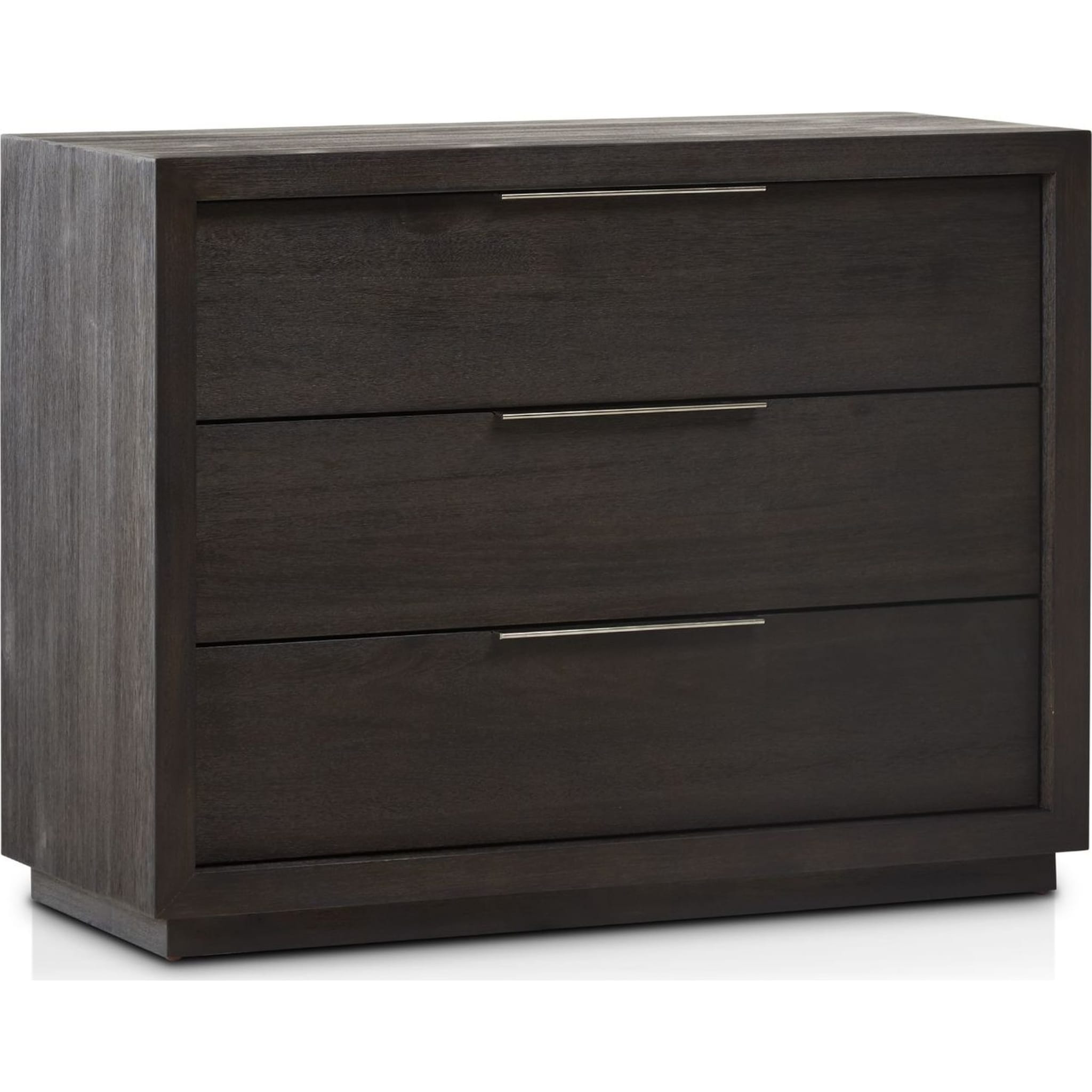 Oxford 3-Drawer Nightstand in Basalt Grey - Modern Bedside Table with Storage for Bedroom, Living Room & Office (2024)