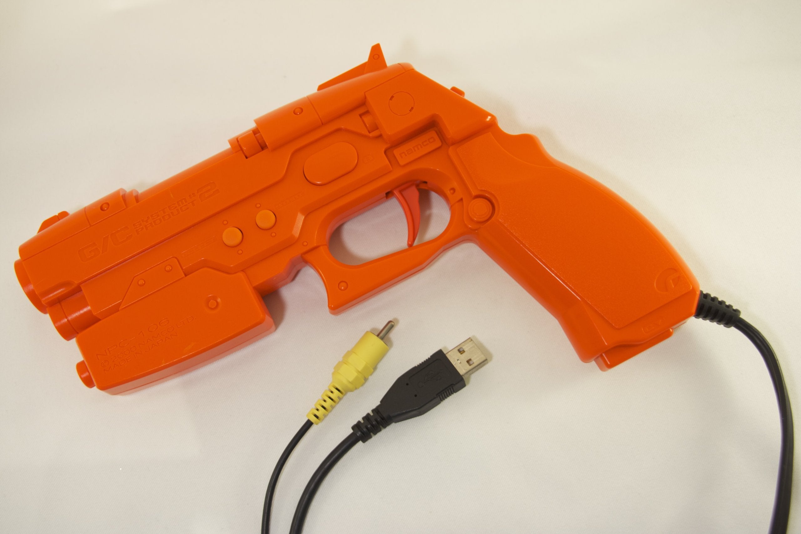 Namco GunCon 2 Light Gun for PS2 - Arcade-Style Shooting Controller | Perfect for Time Crisis & Other Light Gun Games | Enhance Your Gaming Experience