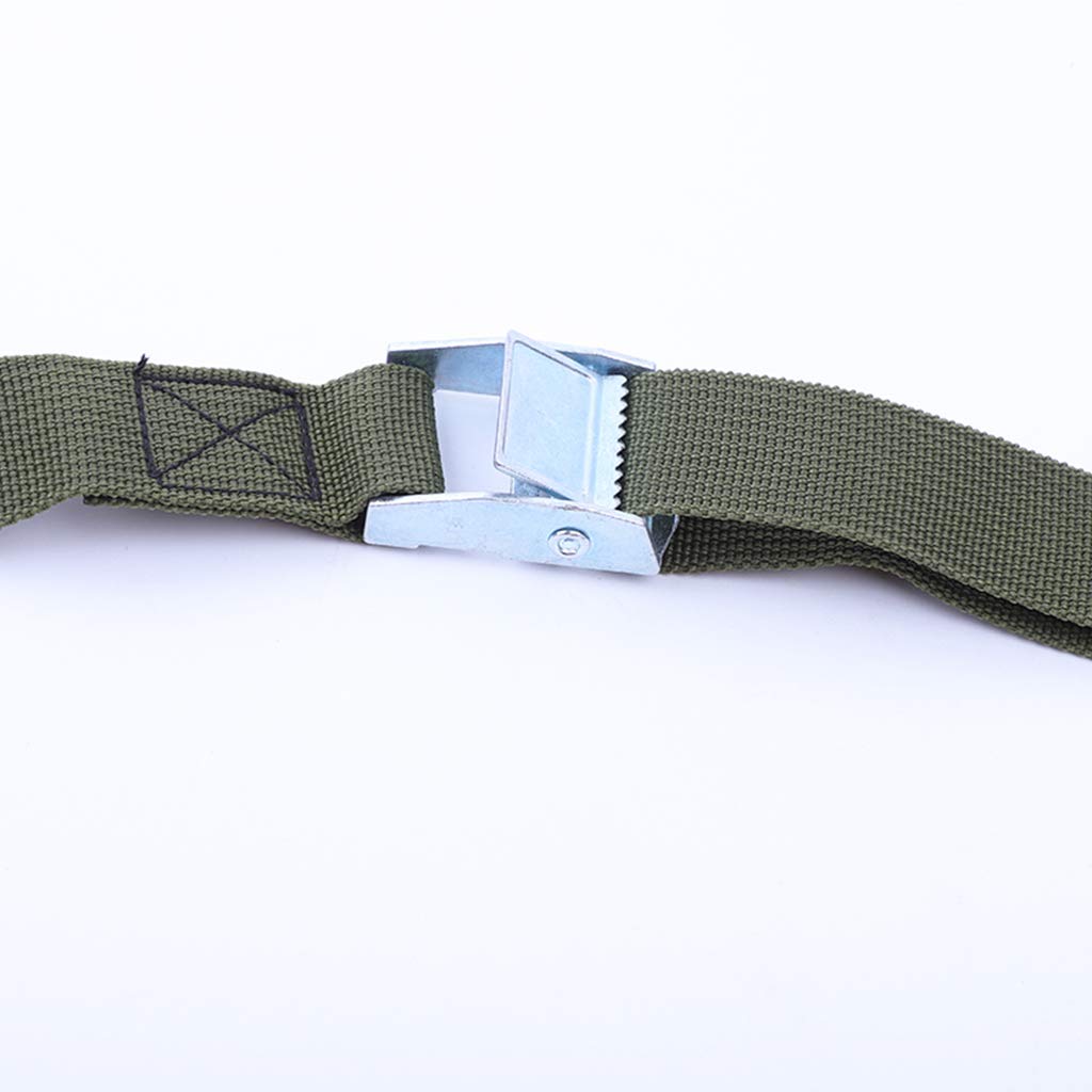 2M Heavy-Duty Ratchet Tie Down Straps with Metal Buckles - Secure Cargo for Cars, Motorcycles & Bikes - Strong Tow Rope for Luggage, Bags & Transport - Perfect for Road Trips, Moving & Hauling
