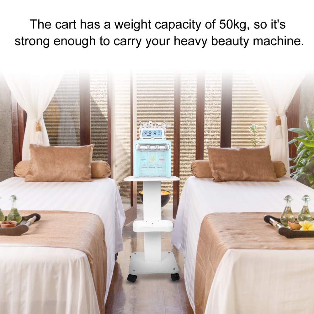 Professional Beauty Salon Roller Trolley Cart with Wheels - Portable Salon Instrument Stand & Tray Organizer for Hair Styling, Nail Art, and Spa Treatments
