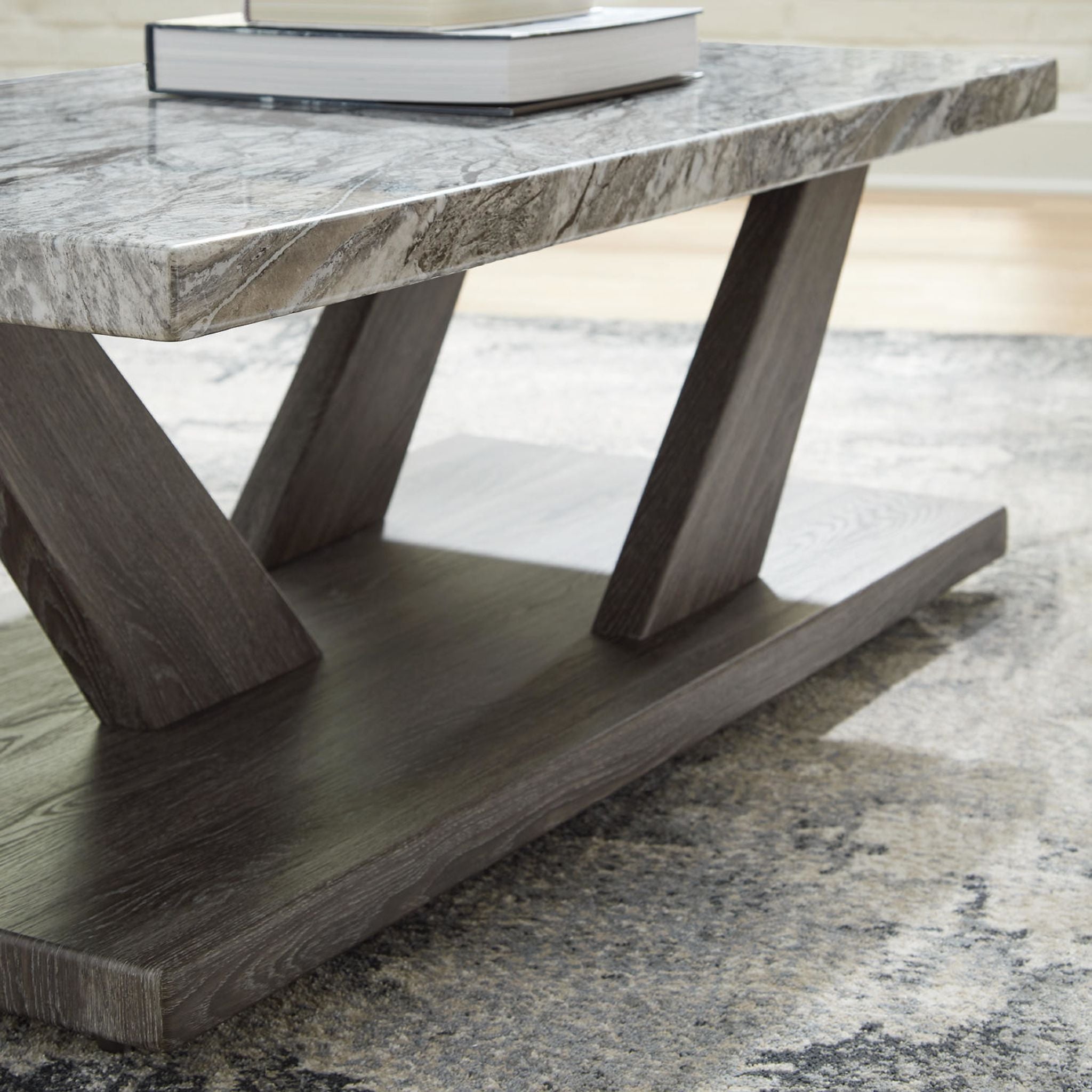 Bensonale 3-Pack Folding Side Tables - Brown & Gray Wooden End Tables for Living Room, Patio, or Bedroom | Compact & Space-Saving Accent Tables for Small Spaces