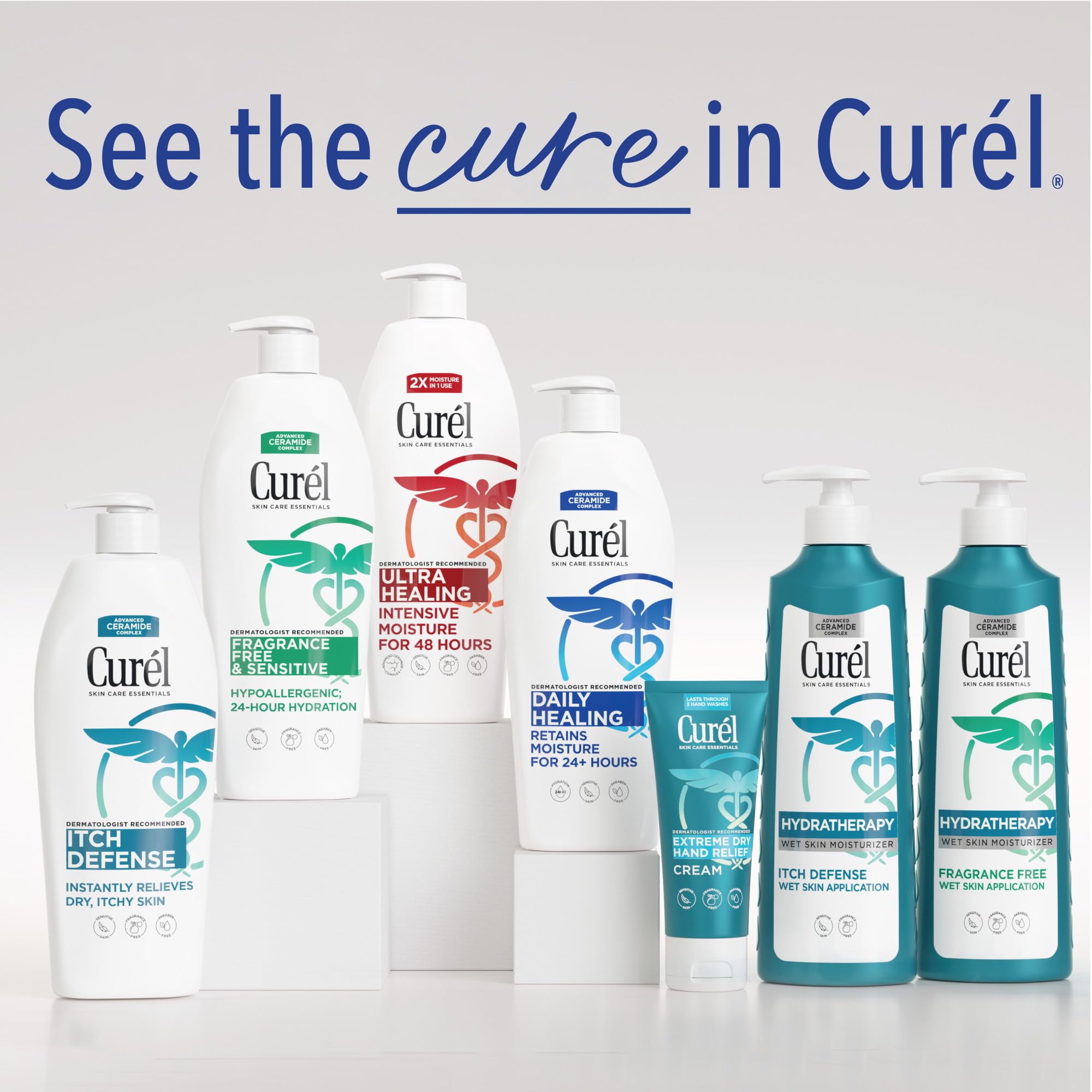 Curel Hydra Therapy Itch Defense Moisturizer & Body Wash Set for Dry, Itchy Skin - Wet Skin Lotion + Daily Cleanser (12oz & 10oz, 2-Pack) | Soothe & Hydrate Sensitive Skin After Shower or Bath