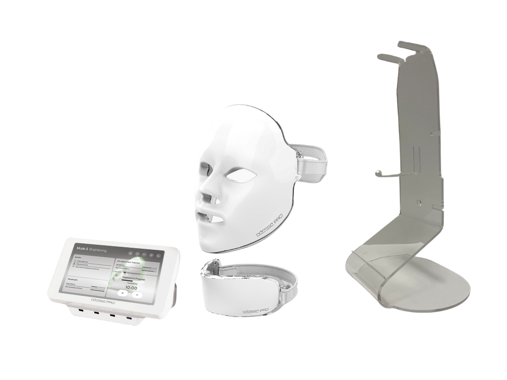 Déesse Pro EOS X LED Phototherapy Mask for Skin Rejuvenation - Anti-Aging & Acne Treatment Facial Device for Home Spa & Professional Use