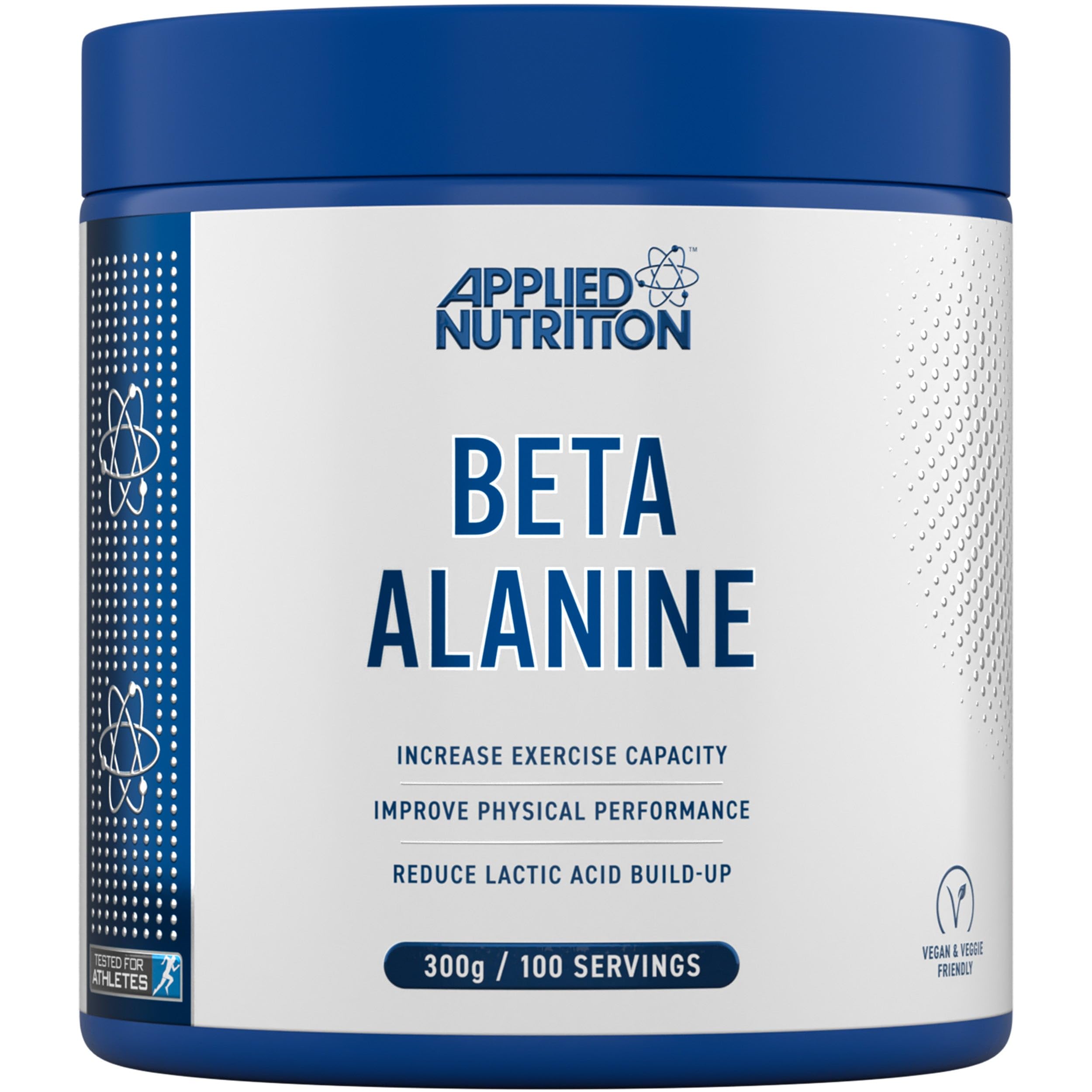 Applied Nutrition Beta Alanine Powder - Premium Pre-Workout Supplement for Muscle Endurance & Performance | Ideal for Gym, Running & High-Intensity Training