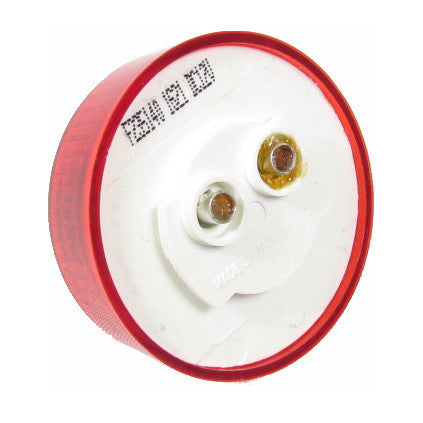 Fortpro 2 Round Clearance Marker Light - Sealed Incandescent Bulb for Trucks, Trailers & Heavy Equipment - Durable Safety Lighting for Nighttime Visibility