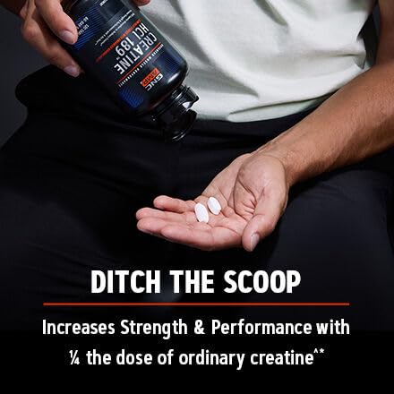 GNC AMP Creatine HCl Pills 120 Count - Muscle Building & Recovery Supplement for Athletes | Fast Absorbing Creatine Monohydrate Powder Alternative | Gluten Free Formula for Energy & Performance | Pre-Workout & Post-Workout Use