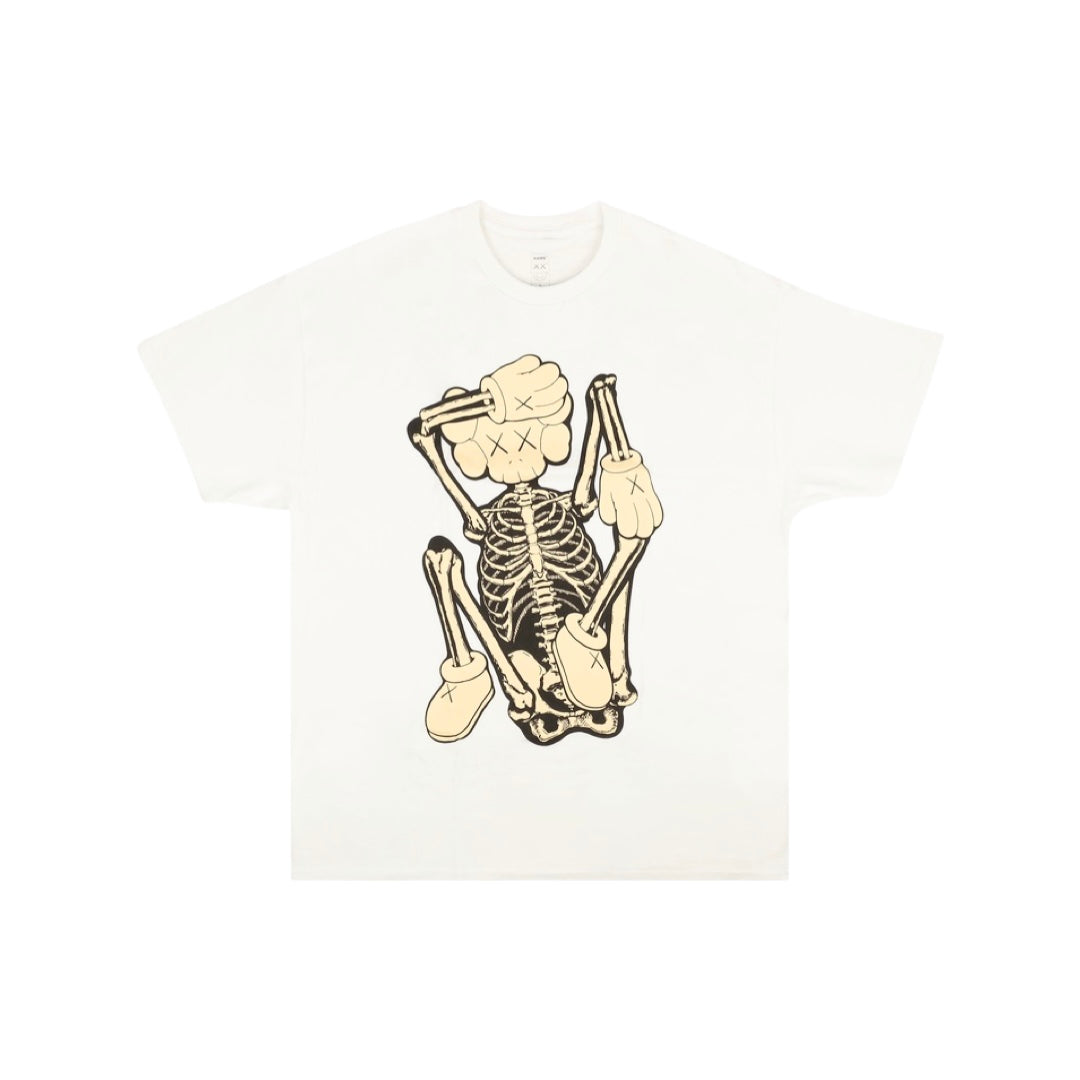 Kaws Skeleton New Fiction Bone T-Shirt - Stylish Graphic Tee for Streetwear & Casual Outfits - Perfect for Urban Fashion & Hip-Hop Style
