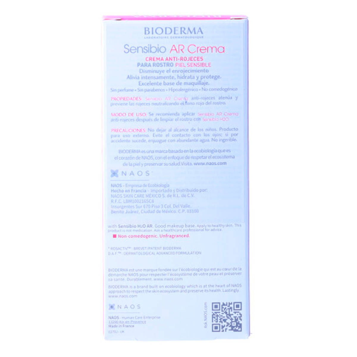 Sensibio AR Soothing Micellar Water 40ml - Gentle Makeup Remover & Cleanser for Sensitive Skin | Perfect for Daily Skincare & Travel