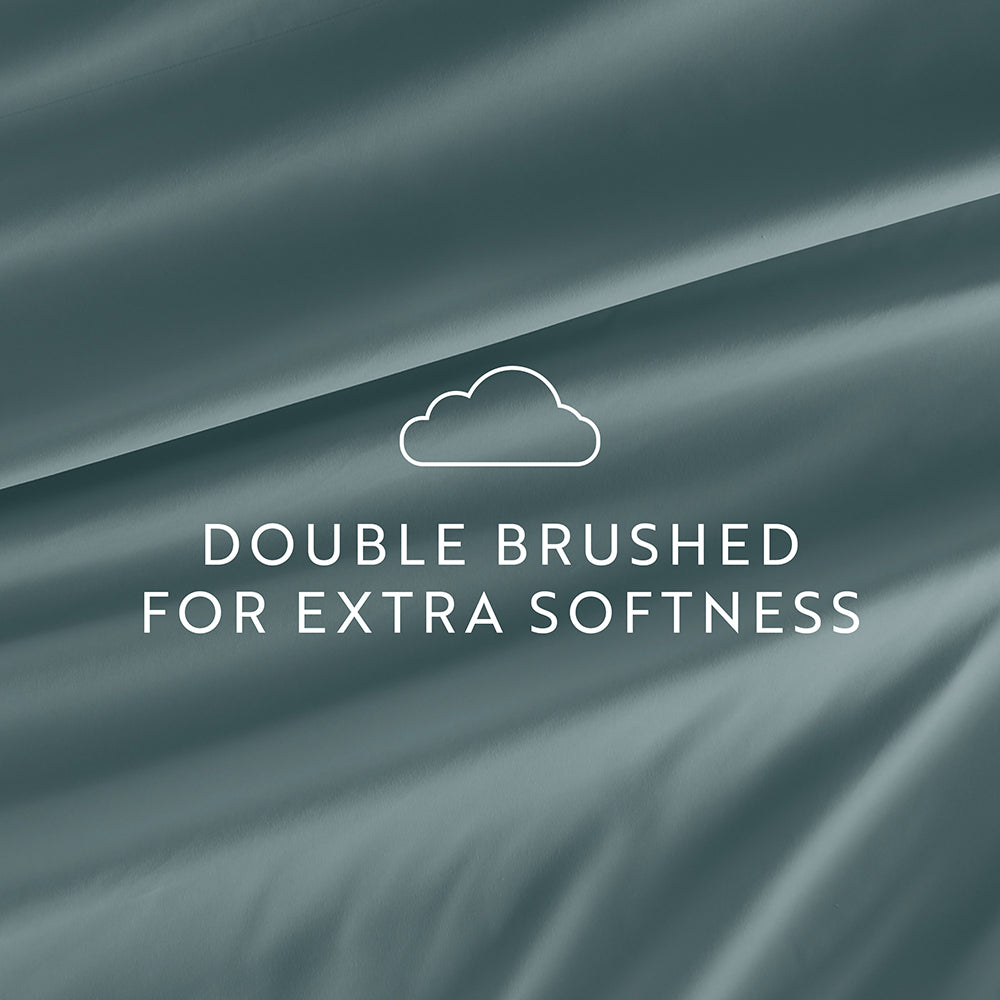 4 Piece Luxury 100% Cotton Bed Sheet Set - Soft & Breathable for Ultimate Comfort - Perfect for Master Bedroom, Guest Room & Dorm Use