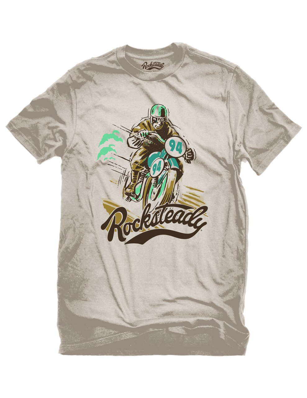 STEADY CLOTHING Men's Rocksteady Solo Racer T-Shirt - Premium Cotton Graphic Tee for Casual Wear & Street Style | Perfect for Everyday Outfits, Concerts & Gaming Events