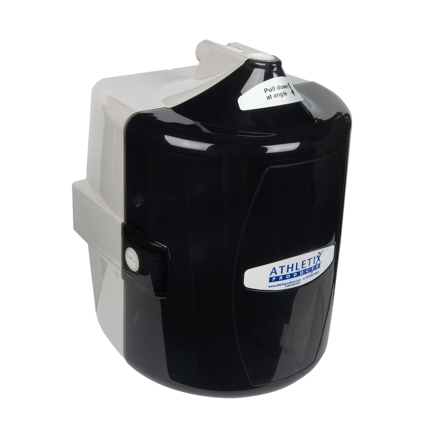 Athletix Wipes Wall Mountable Center Pull Dispenser - Convenient Sanitizing Solution for Gyms, Offices & Public Spaces