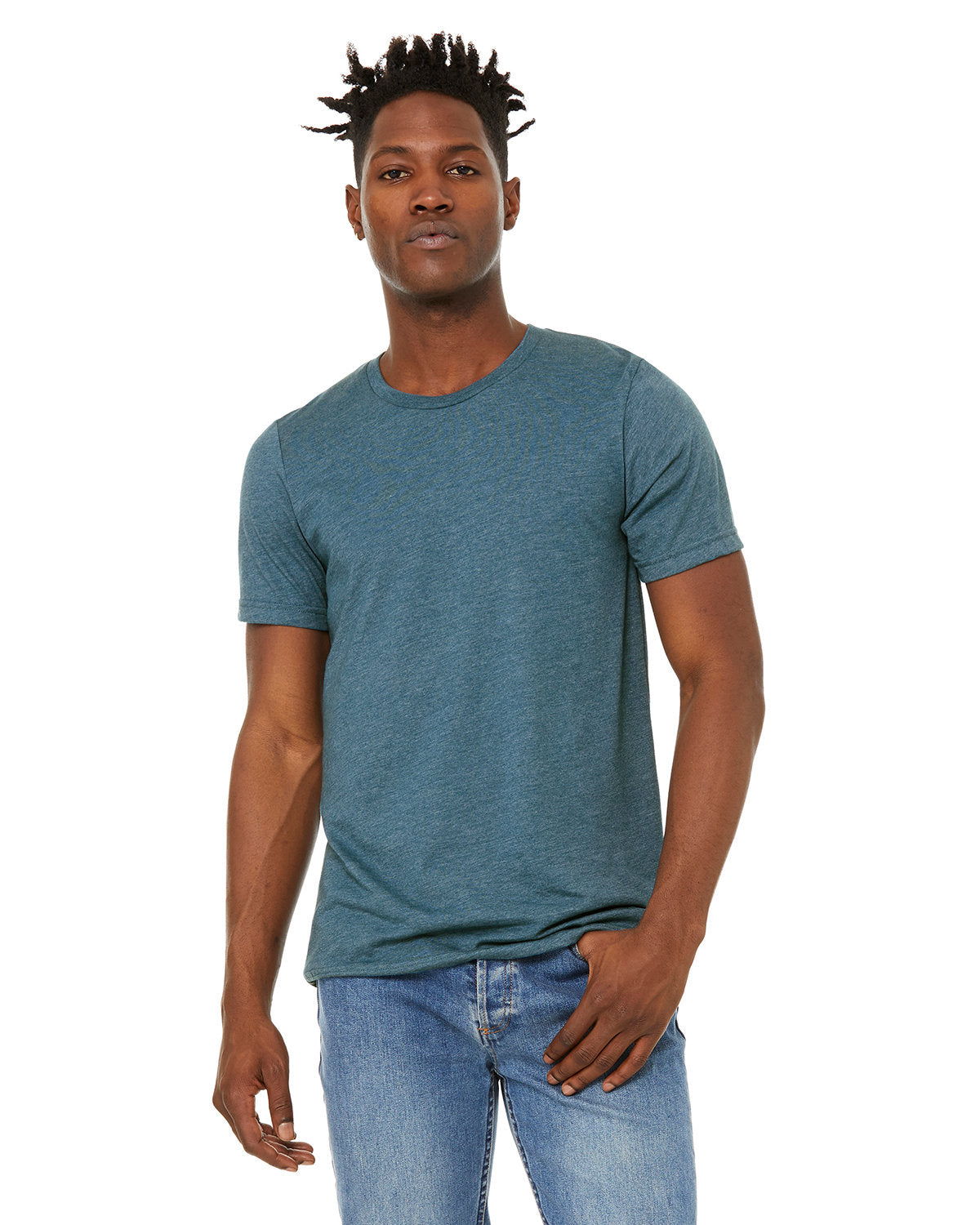 Bella + Canvas 3301C Unisex Sueded T-Shirt - Soft Comfortable Crewneck Tee for Men & Women - Perfect for Casual Wear, Gym, and Everyday Outfits