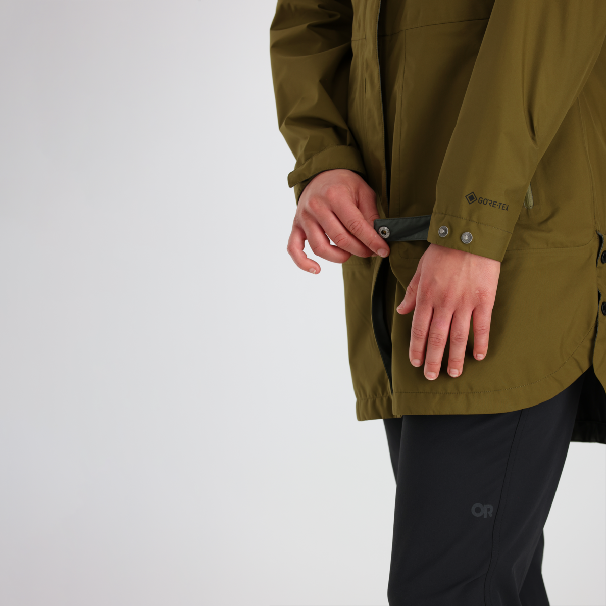 Women's Waterproof GORE-TEX Trench Coat - Windproof Long Raincoat for Outdoor & Commuting - Final Sale