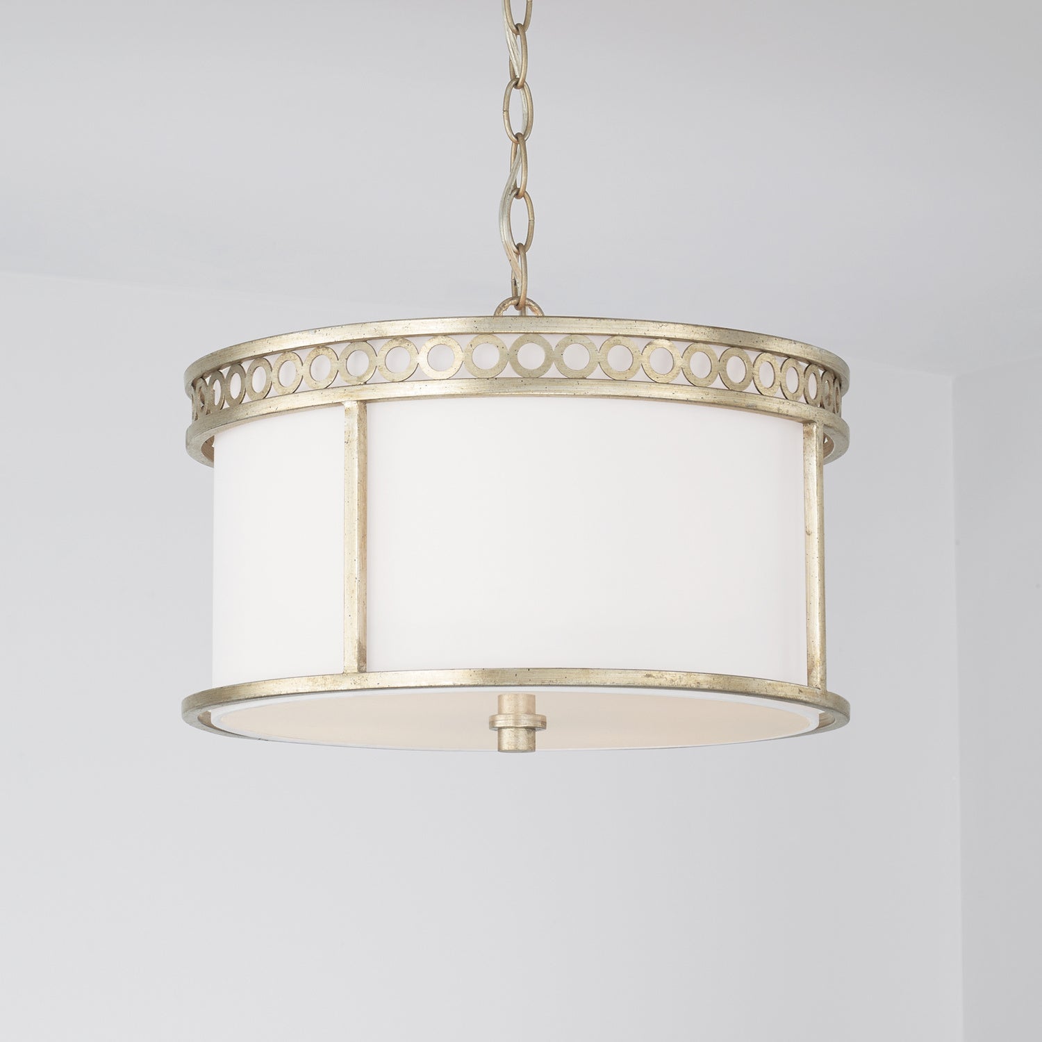 Capital Lighting 4-Light Semi Flush Mount Ceiling Fixture - Modern Chrome Finish for Bedroom, Kitchen & Hallway Lighting