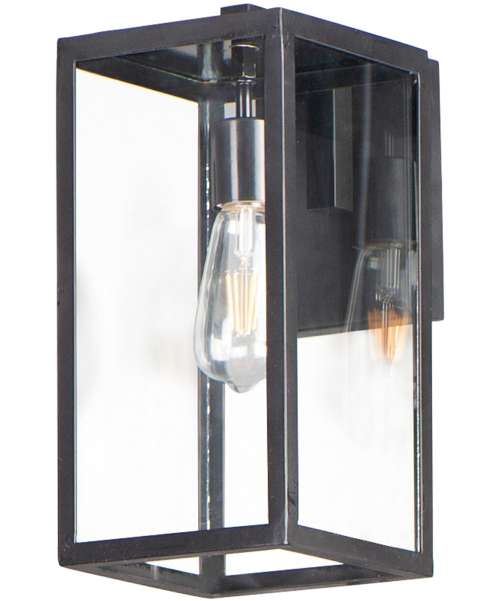 13H Catalina 1-Light Small Outdoor Wall Sconce in Dark Bronze - Perfect for Porch, Patio, and Garden Lighting