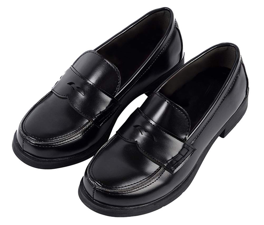 Women's Slip-On Oxford Shoes - Japanese Anime JK Uniform Dress Shoes for Cosplay & School Uniform Outfits | Perfect for Cosplay Events, Themed Parties & Daily Wear